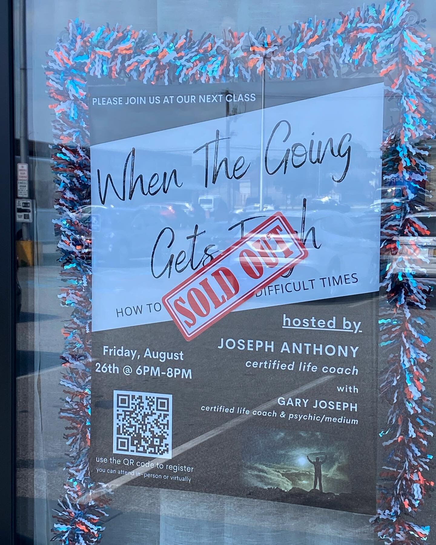 Our class has officially SOLD OUT. We look forward to seeing everyone tonight! 🎉