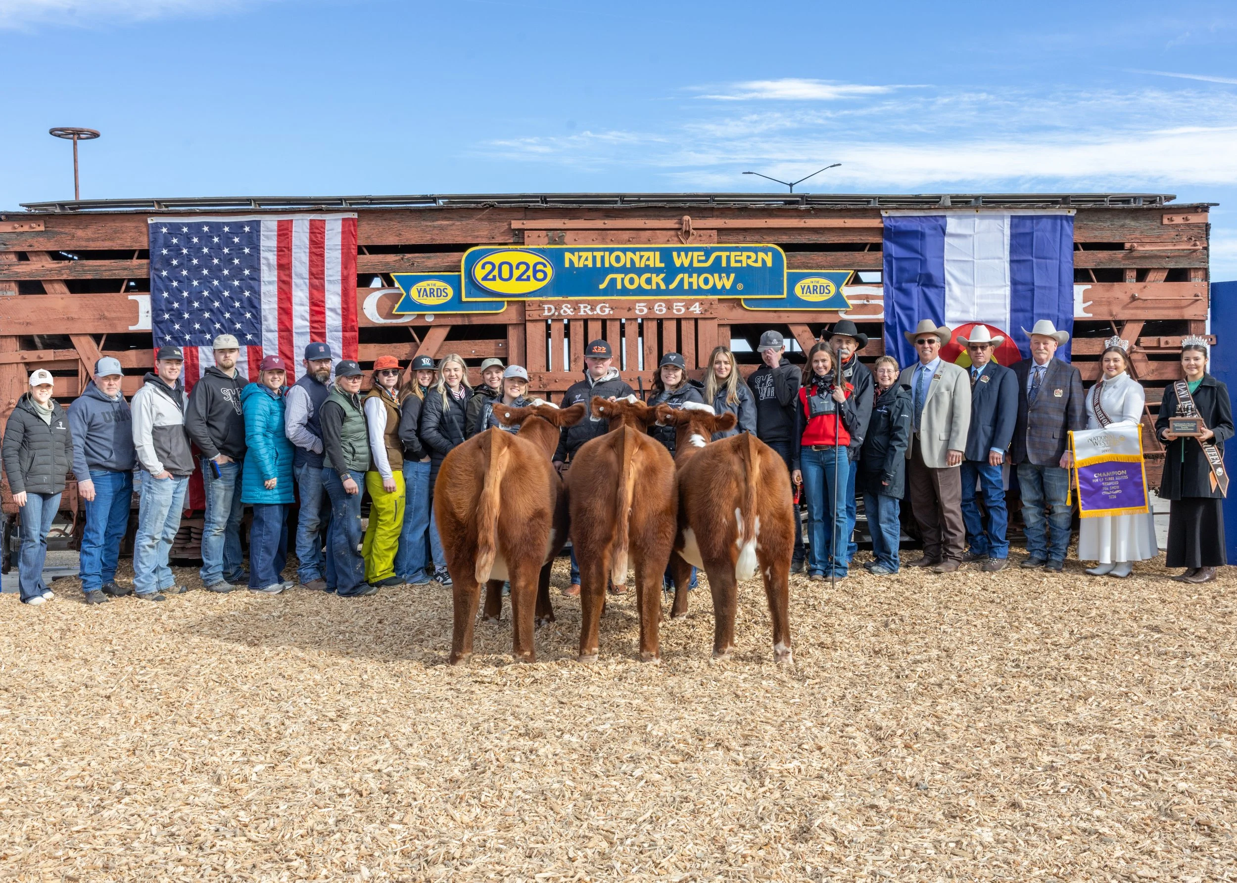 Champion Pen of Three Heifers (Sired by C Reign Maker 3210 ET) , 2026 NWSS