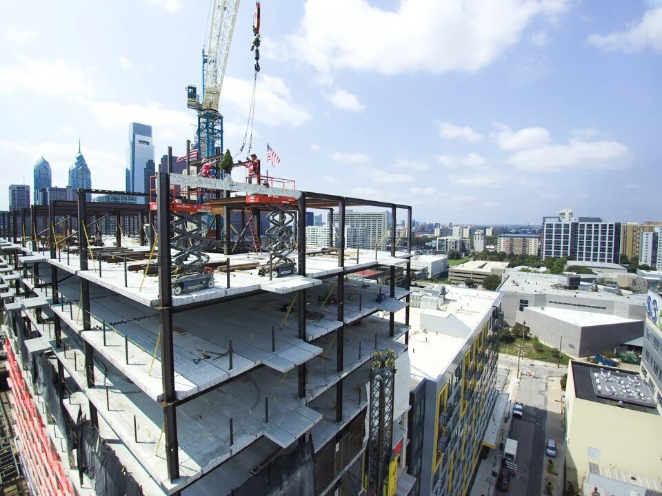 Hamilton II Places Final Steel Beam to Top Off Superstructure