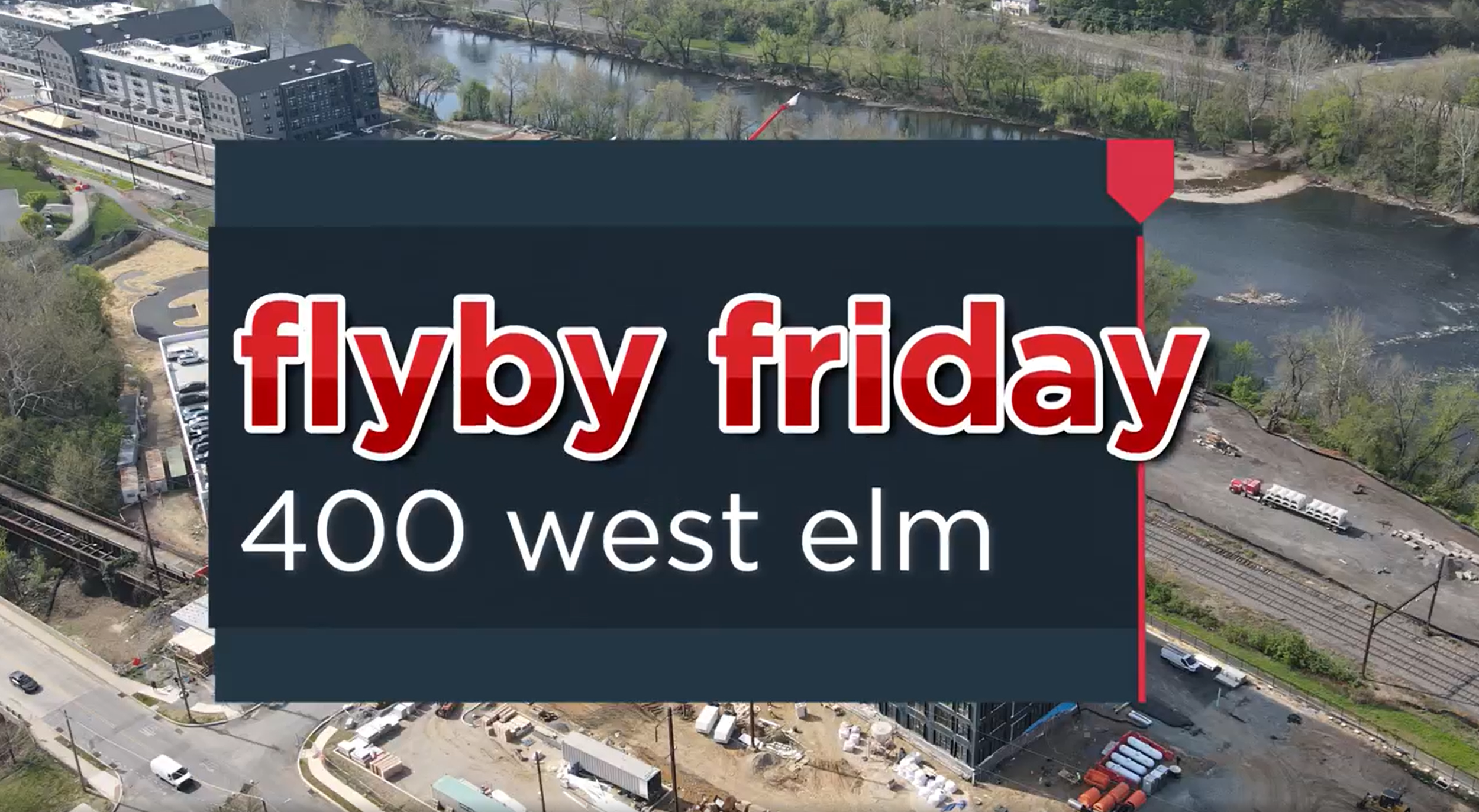 Batman soars over 400 W. Elm jobsite to capture Cranetastic work! 