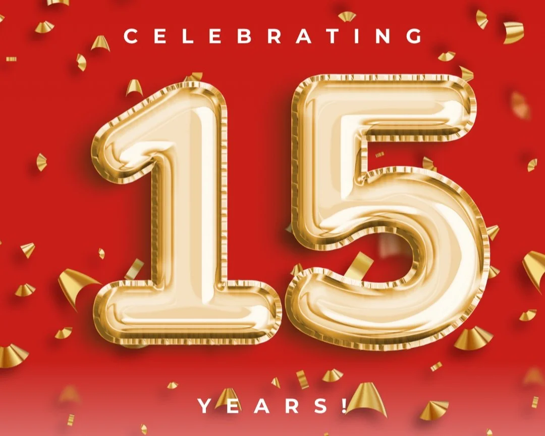 Cheers to 15 Wonderful Years! 