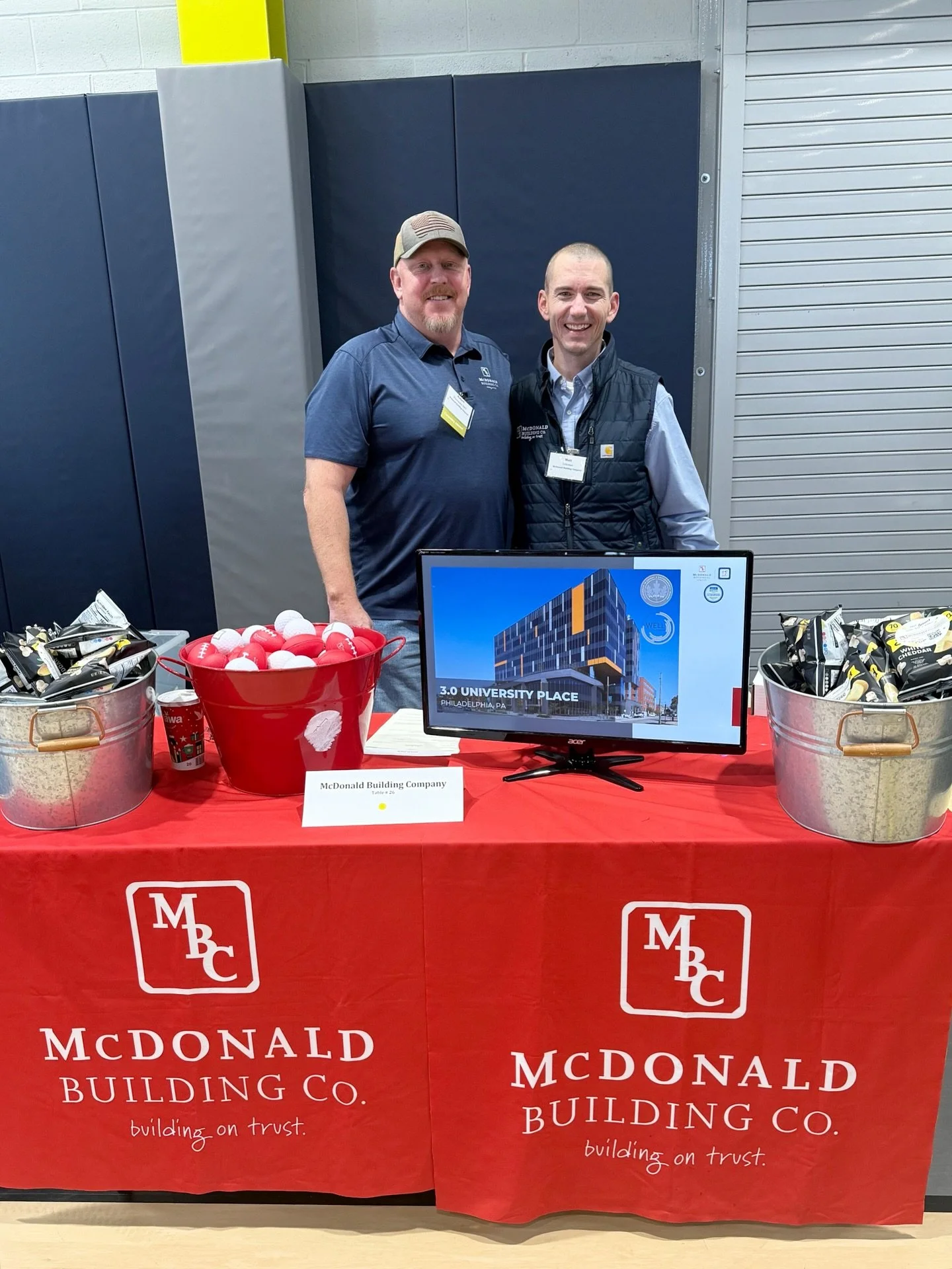 Laying the groundwork for the next generation of builders. 👷&zwj;♀️🙌👷 MBC was proud to be part of this year&rsquo;s Career Fair at Williamson College of the Trades. Rob Whartnaby, a proud Williamson alum, and Matt Coleman spent the morning connect