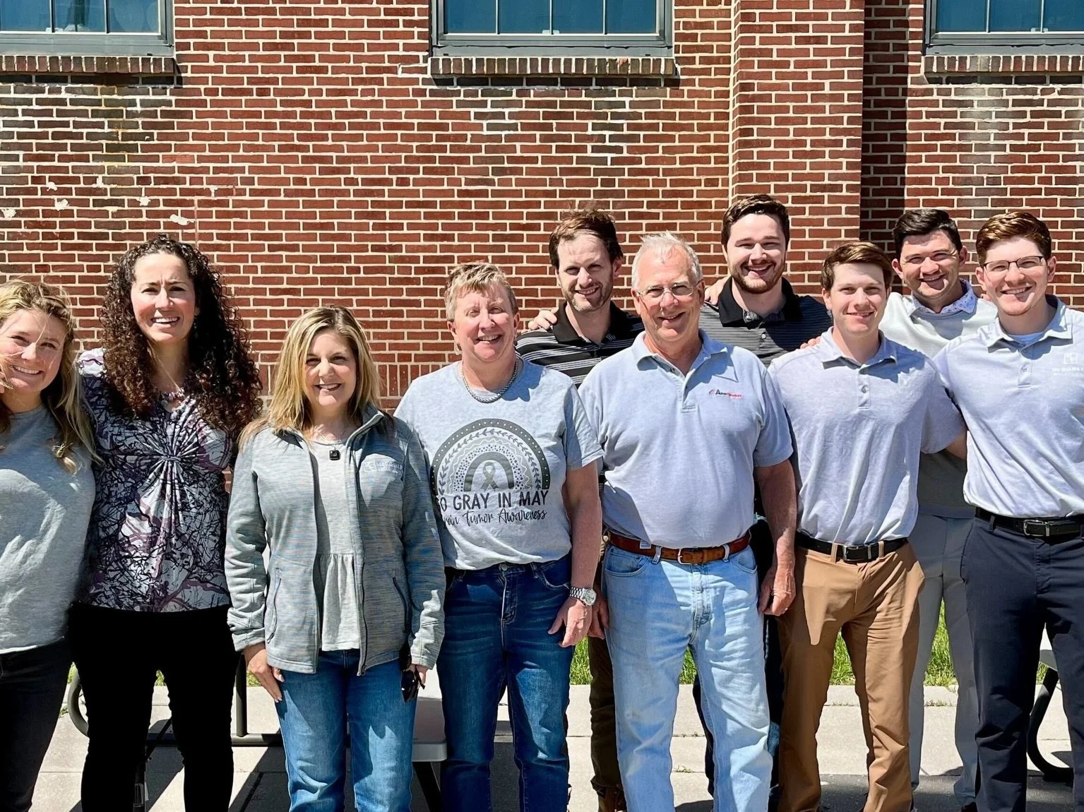 MBC Went Gray in May. Throughout May, our team wore gray in support of Brain Tumor Awareness Month and our colleague, Matt Coleman. 🙌
.
.
.
Over the past year, we&rsquo;ve watched Matt navigate an unimaginable journey with strength, grace, and persp