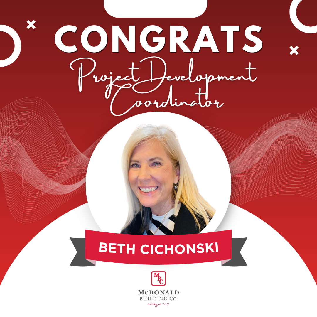 MBC celebrates Beth Cichonski’s Promotion to Project Development Coordinator