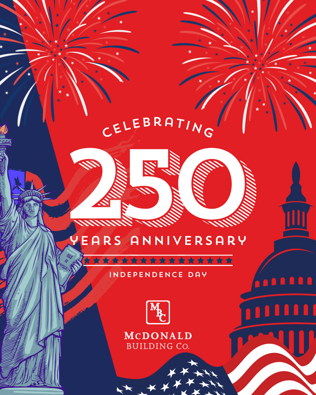 Happy 250th from all of us at MBC! 