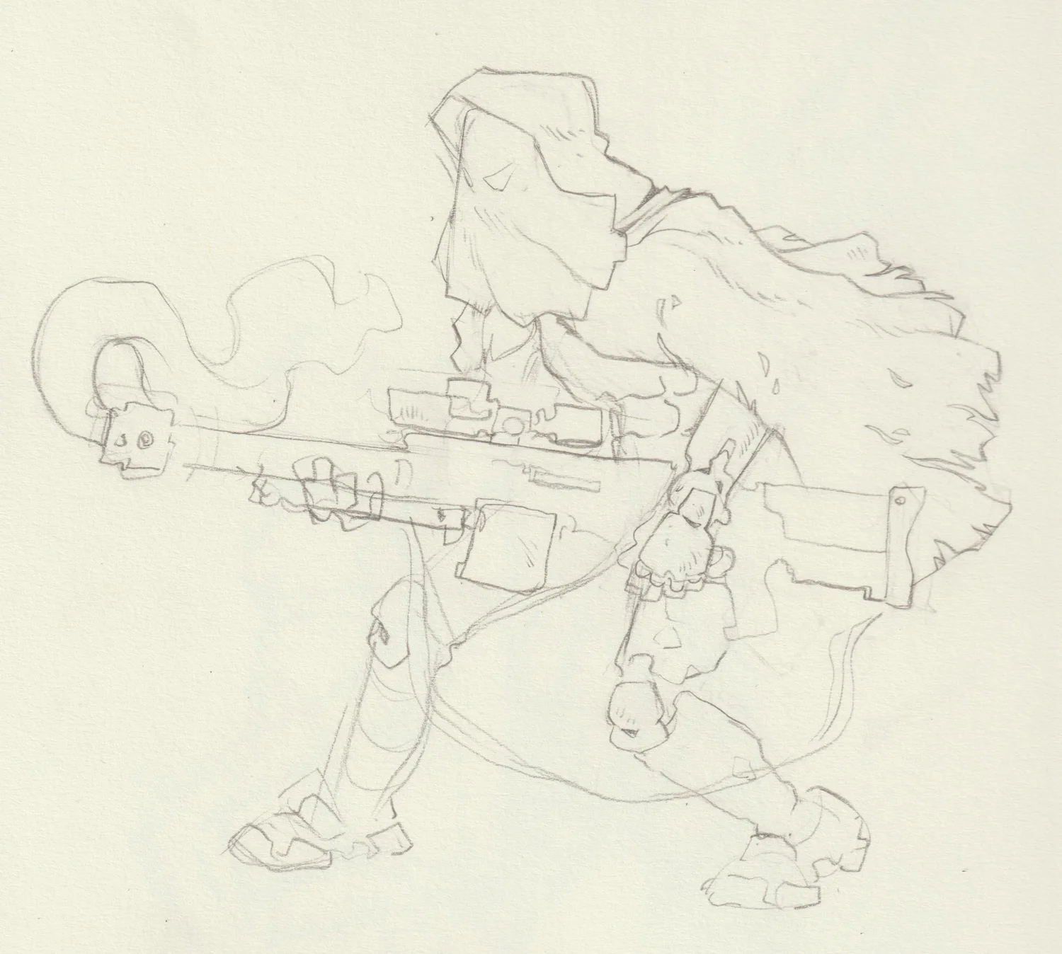 Prototype Artwork for the Seeker character class