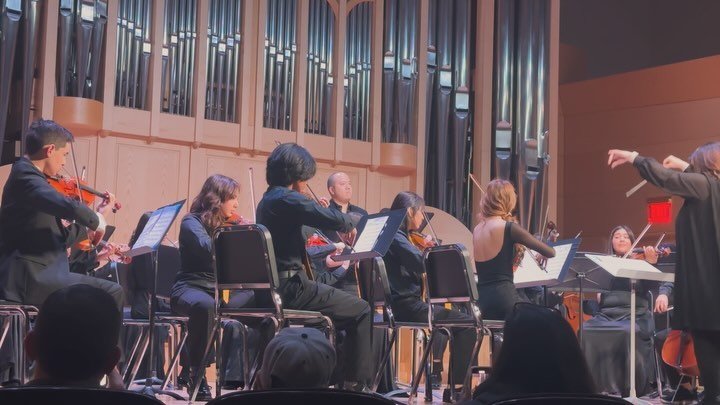 Clips from Schofield MS and Del Sol Academy Orchestra performing together in this year&rsquo;s Spiritual Concert at UNLV 🎶🎻
#UNLV #unlvperformingarts