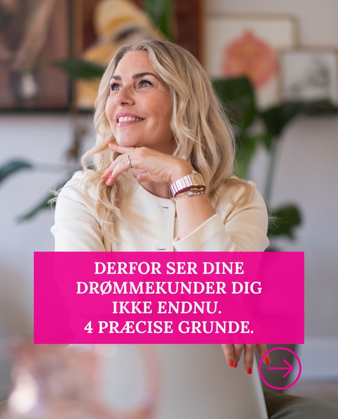 Dine dr&oslash;mmekunder er derude.

De leder efter dig.

De kan bare ikke finde dig endnu.

Skriv START i kommentarerne og BOOK en samtale 🙌🏻

#CreateTogether