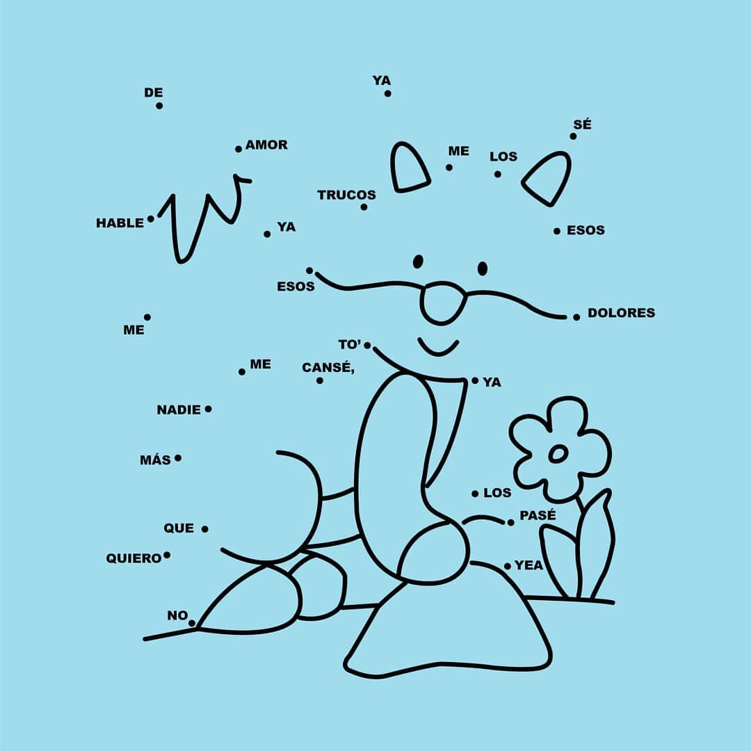 Cat Bunny beibe (over Bad Bunny - Amorfoda) 🐈❤️🌼#connectthedots #justforfont