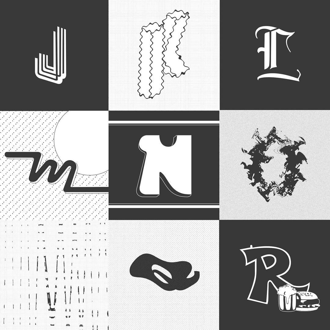 Throwback to my &ldquo;36 Days of Type 2017&rdquo;
&ndash;

My main approach on the letters I designed for this call was driven from the characters I&rsquo;m daily surrounded with and have some meaning to me (maybe for you guys too!)
. 
These are the
