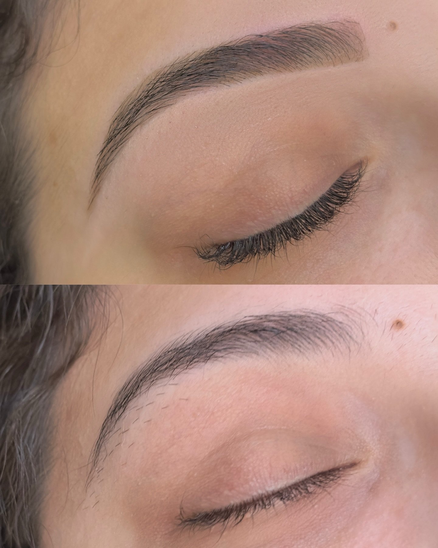 Brow wax &amp; hybrid dye to help brows look filled in ✨ the perfect service 1-3 days before an event if you like the filled in makeup look 🪞

#brow #browtinting #browartist #browlove #fyp #nybrows