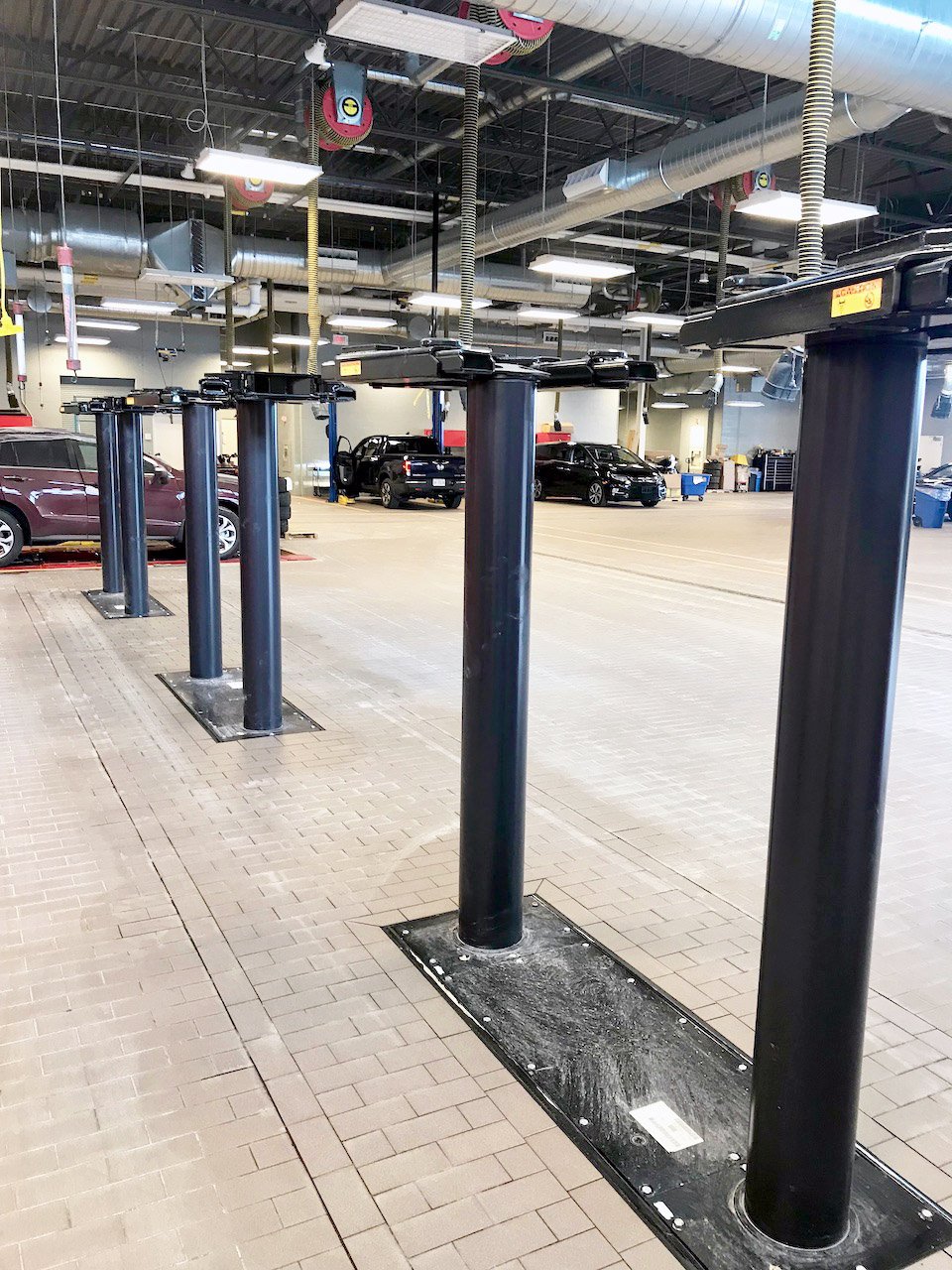 Rotary In-Ground Lifts Installation