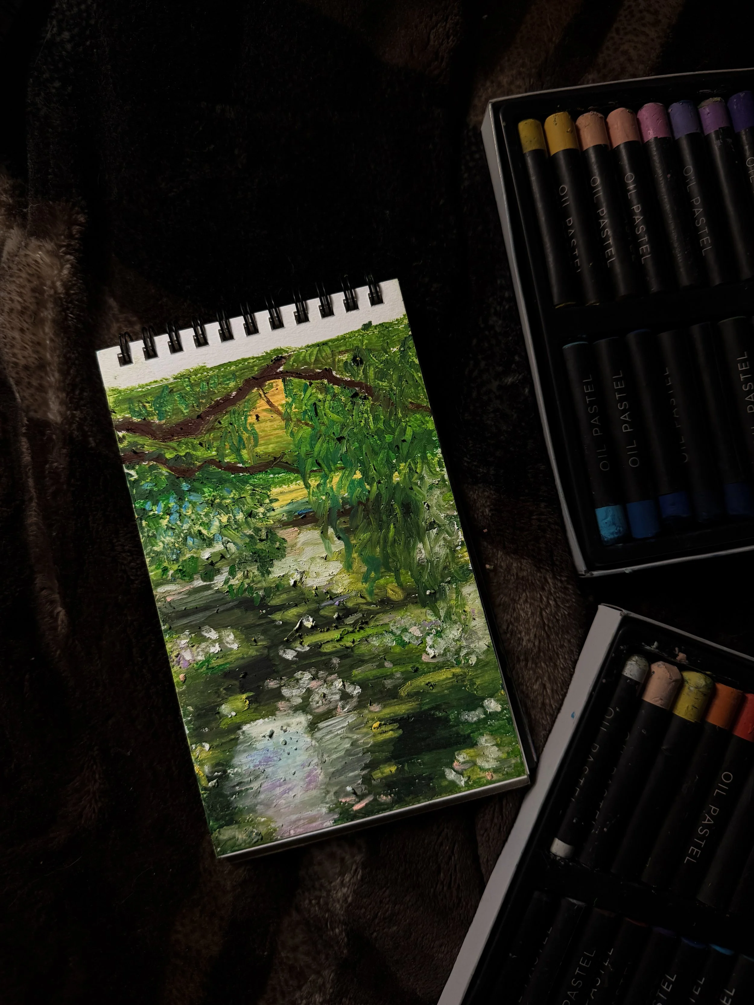 4x6 Oil Pastel Mini Prints