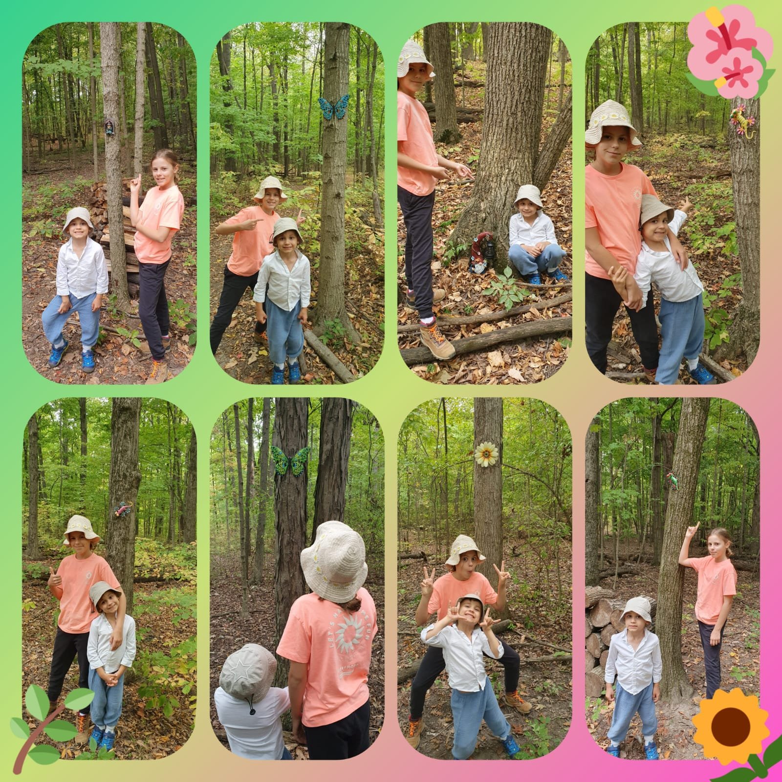 Everyone help us congratulate the winners of the Scavenger Hunt through the trail!
