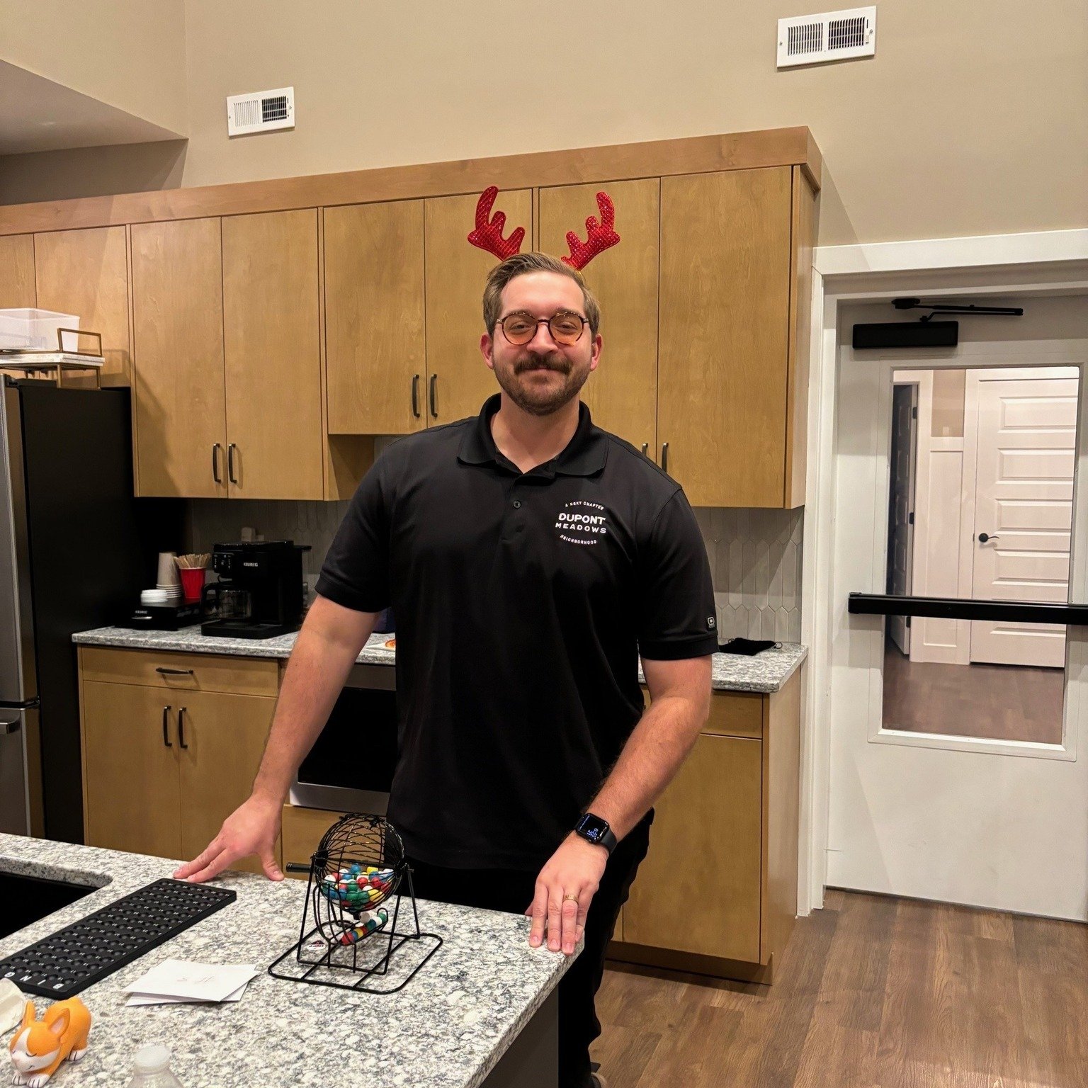 Clayton is already in the Holiday Spirit! Thank you to everyone who came out to Bingo last night! We had fun!