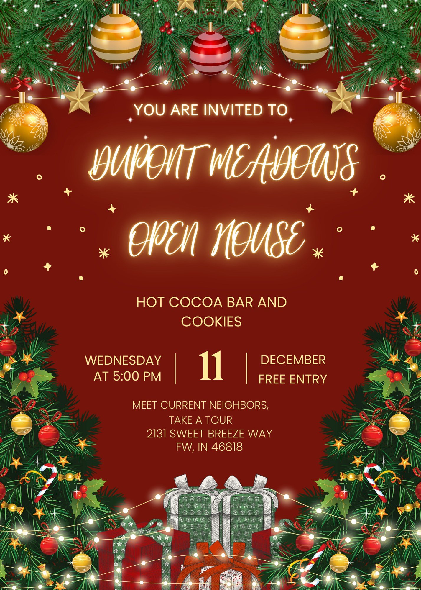 Please like and Share. Let us ALL show everyone what Dupont Meadows is all about!