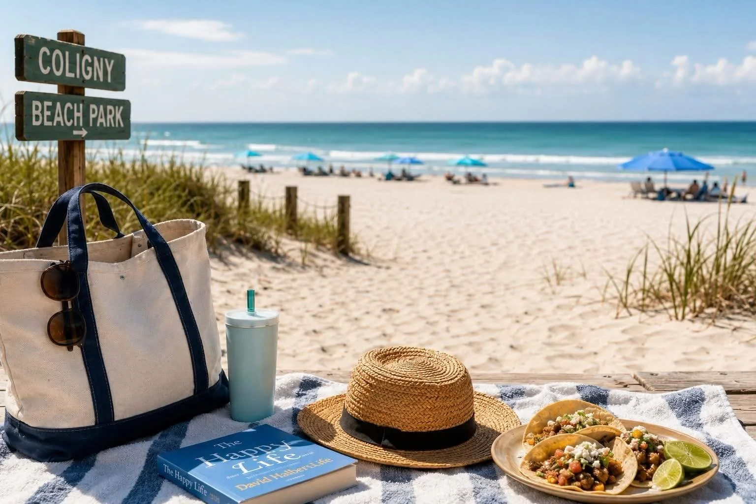 30 minutes to Hilton Head. Beach on a random Saturday. Tacos at Agave Azul on the way home. This is just life at Foxtail Commons. 🏖️🌮

No planning required. No production. Just &mdash; go.

🏖️ Coligny Beach Park &mdash; white sand, clean facilitie