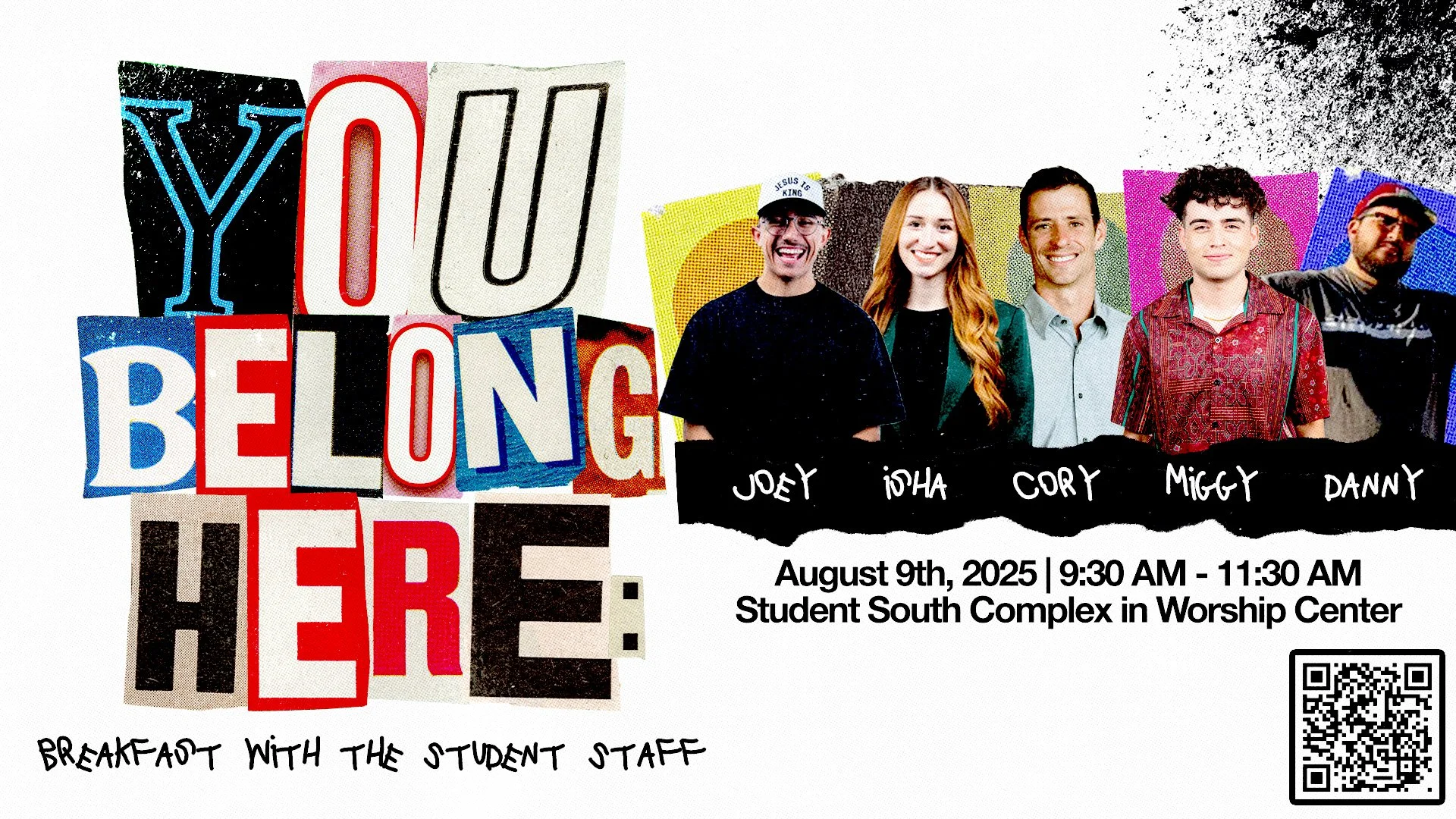 You Belong Here: Breakfast with the Student Staff