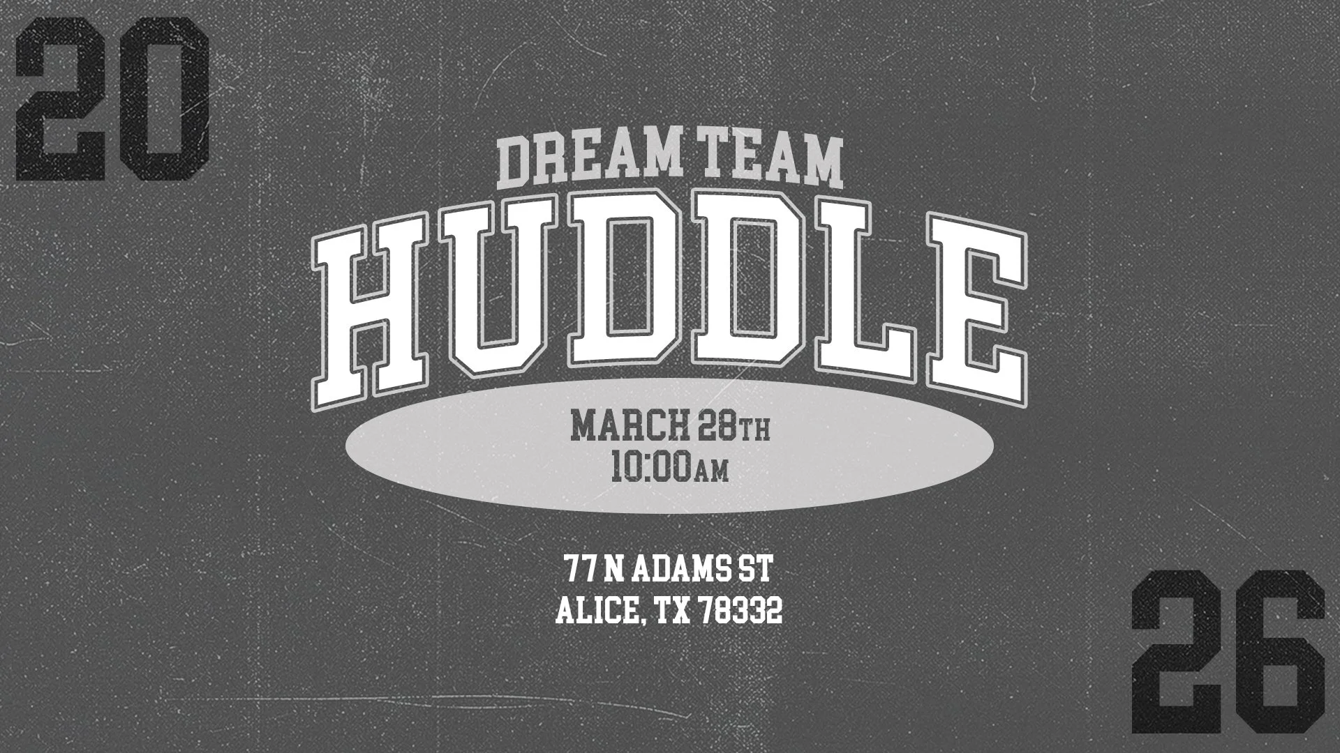 Dream Team Huddle | Alice