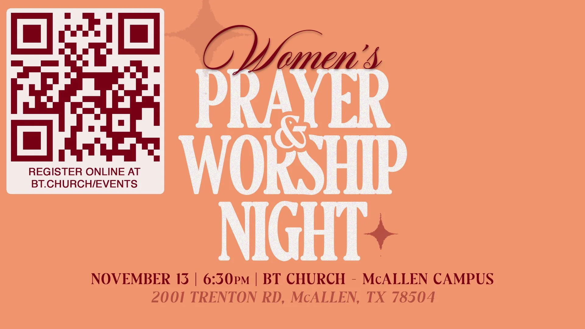 Women's Prayer & Worship Night