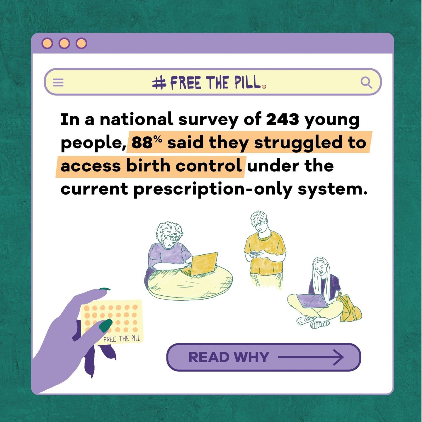 #FreeThePill Day is tomorrow! @advocatesforyouth collected these stories from real people who couldn&rsquo;t access birth control pills because the US has not joined 100+ other nations in bringing them over the counter (OTC)! The result can be everyt