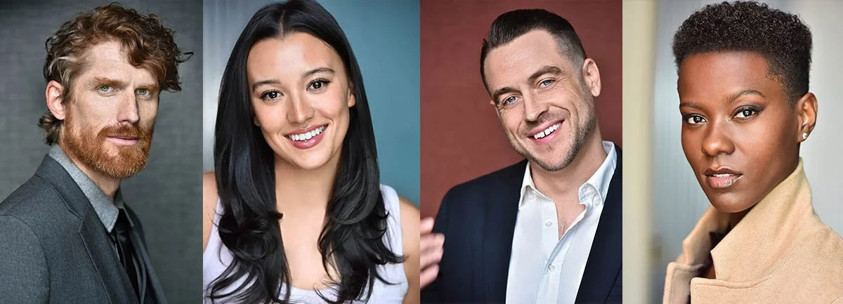 Best Los Angeles Actor headshots - collage of 4 actors