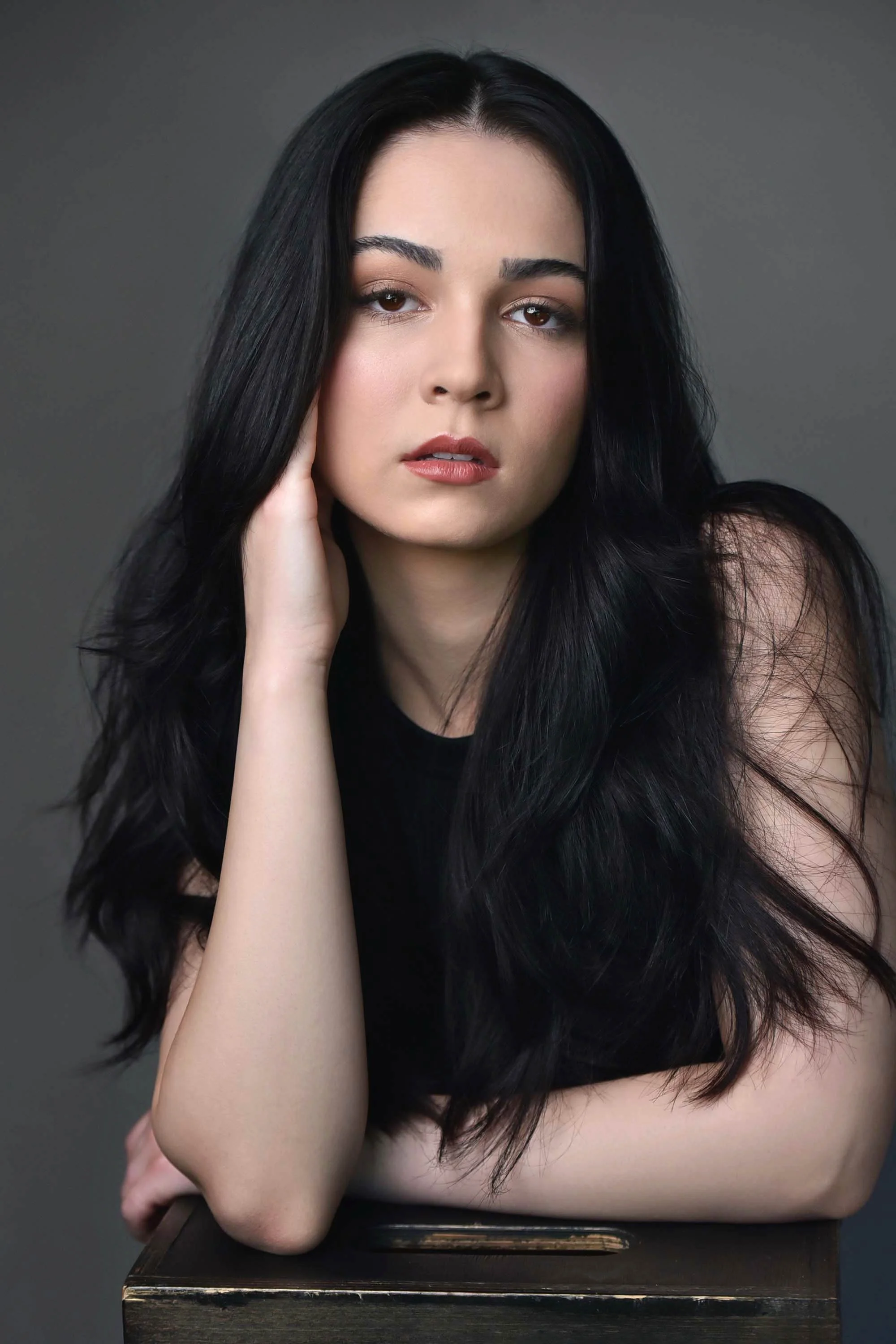 Editorial-style actor headshot photographed in Los Angeles by Marc Cartwright, featuring a natural, expressive portrait designed for casting, film, television, and commercial submissions.