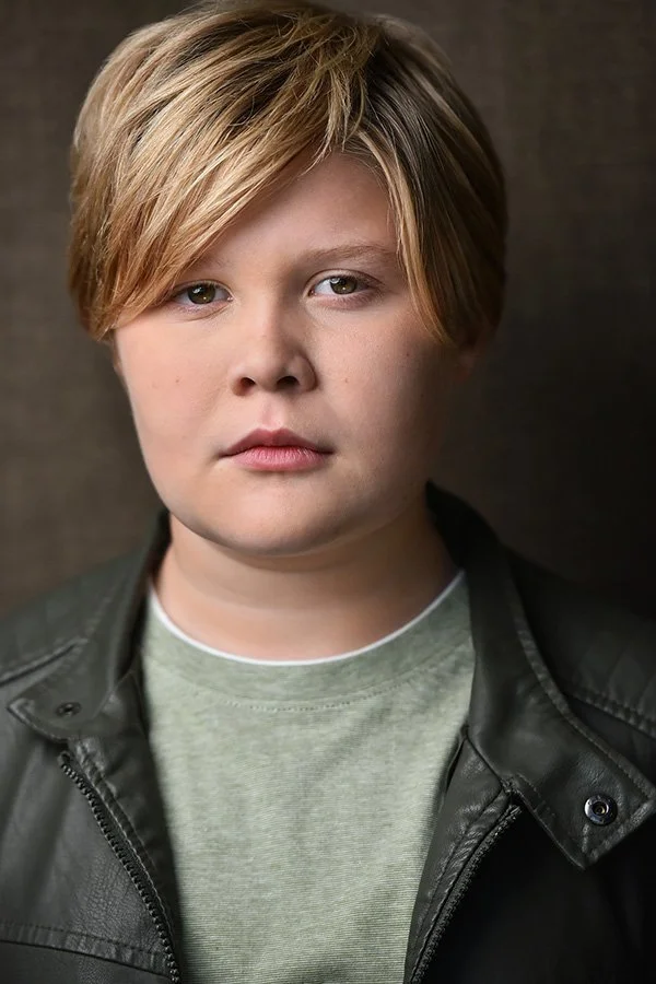 Dramatic teen actor headshot with natural expression and cinematic lighting, photographed by Marc Cartwright Headshots in Studio City, Los Angeles. Ideal for film and TV casting submissions.