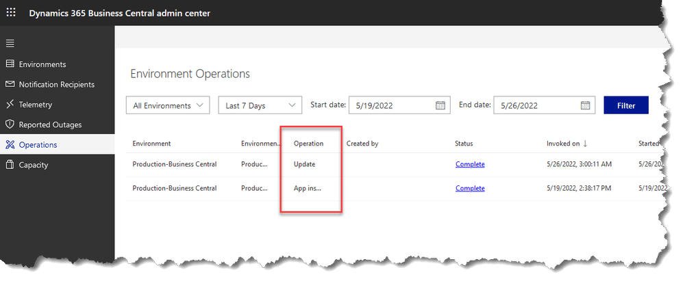 Business Central - Basic Understanding of the Admin Center — matalino