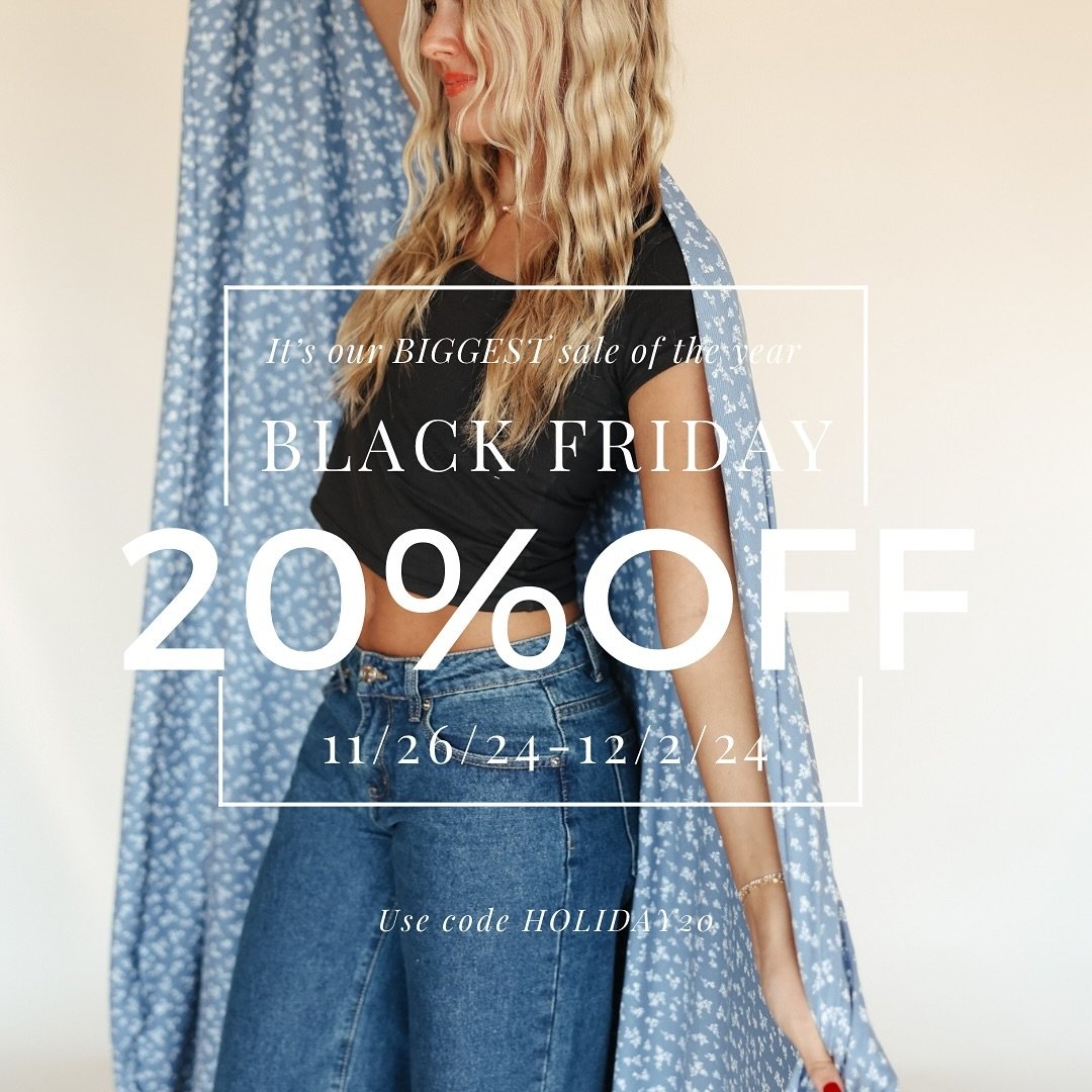 When our biggest sale of the year ends tonight😭