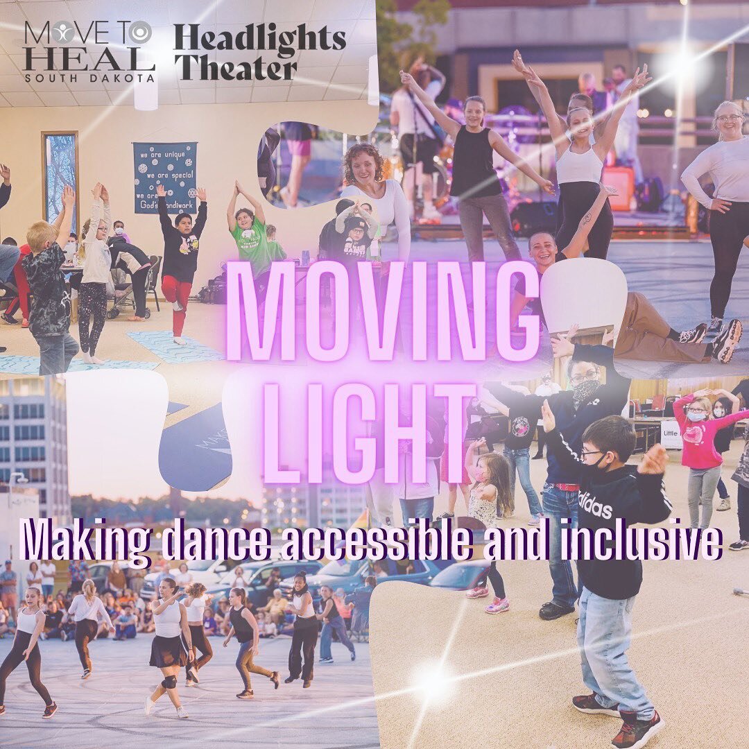 Moving Light is a movement workshop created by the partnership of 2 nonprofits with a shared mission of making dance inclusive! This collaboration between Headlights Theater and Move To Heal is making high quality dance opportunities accessible to ki