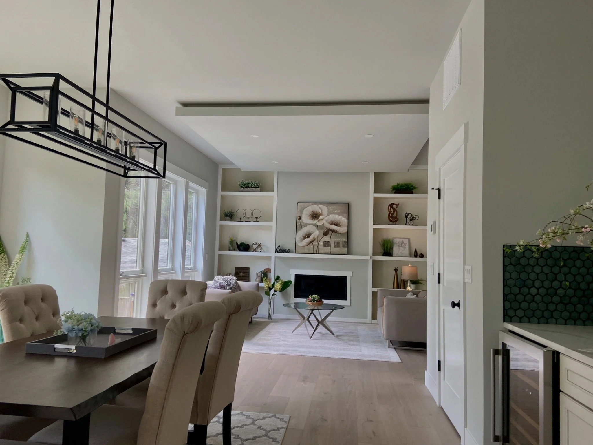 Luxury drywall installation and Level 5 smooth wall finish in custom home – Snohomish & King County WA