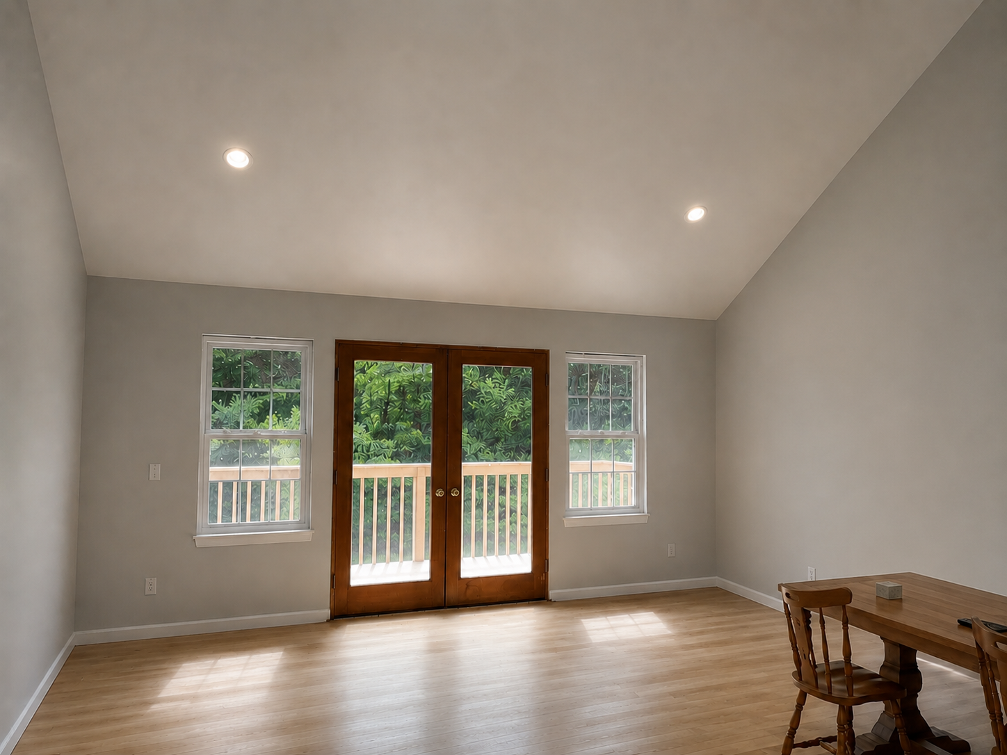 Finished Kirkland ADU featuring Level 4 smooth drywall finish, professional interior painting, and a completed move-in-ready interior.
