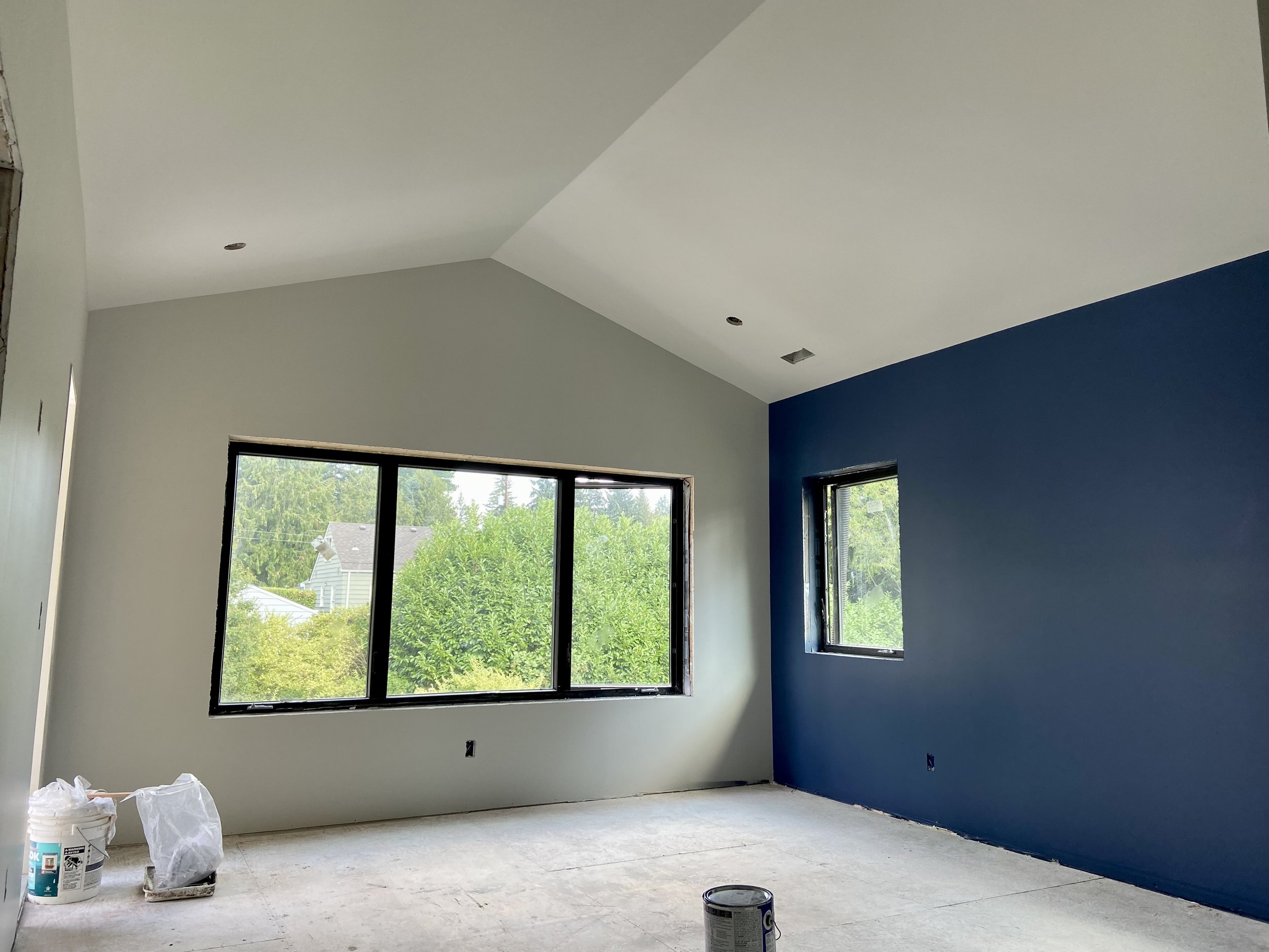 Level 4 drywall finishing with skim coating and paint-ready surfaces in Mill Creek, WA