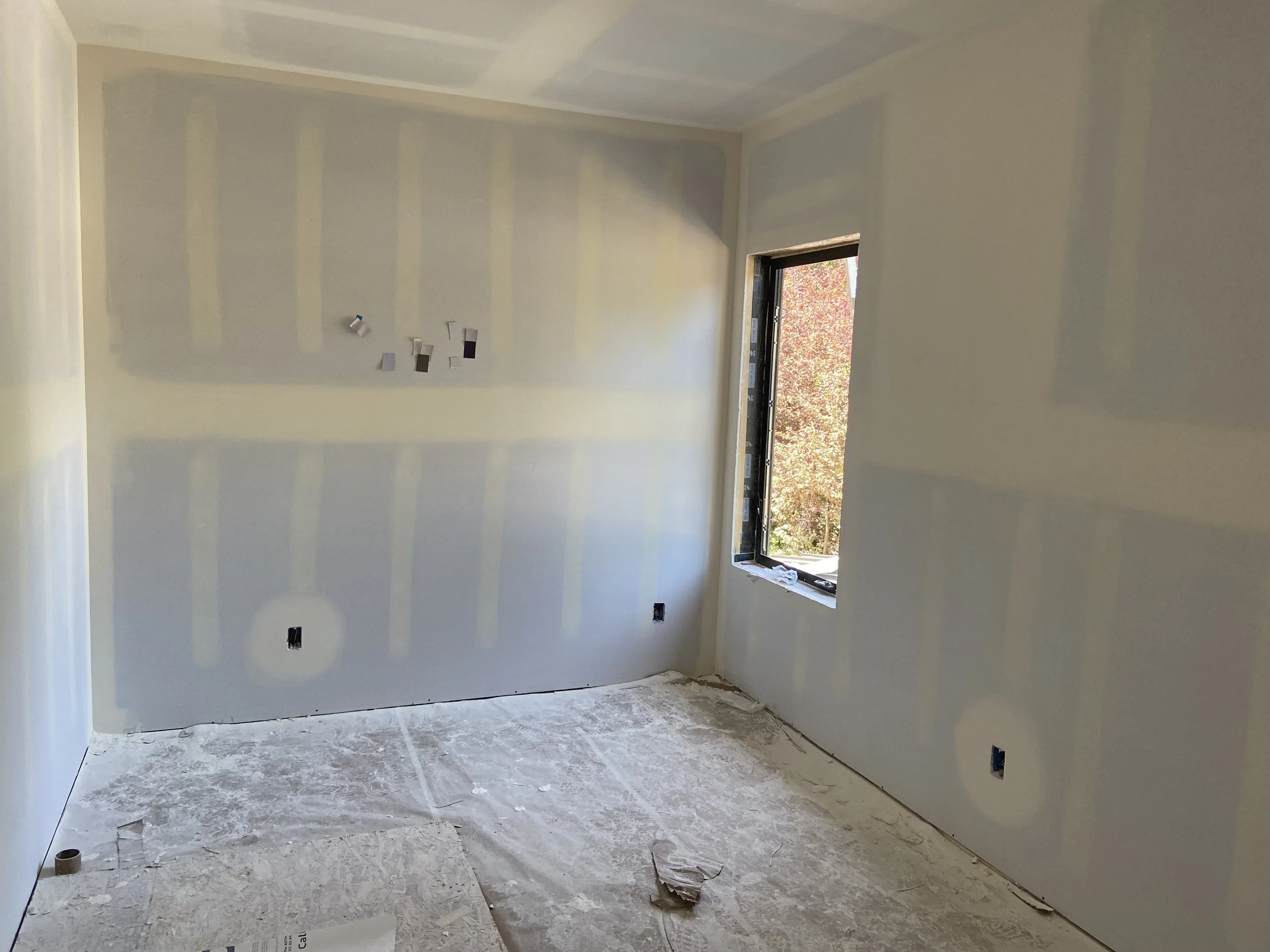Interior remodel before drywall finishing and painting in Seattle WA