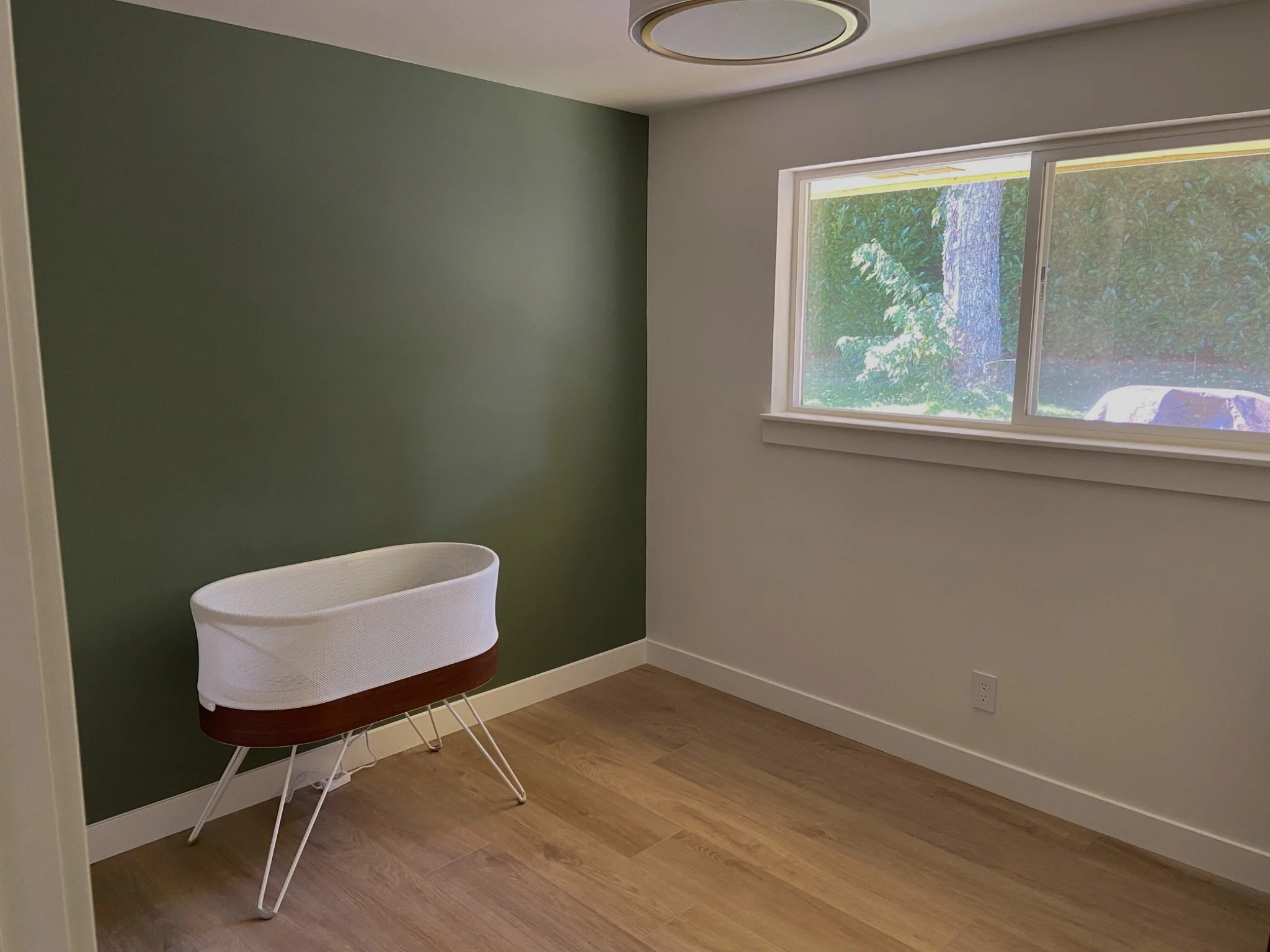 Drywall installation and interior painting with seamless transitions and smooth modern walls