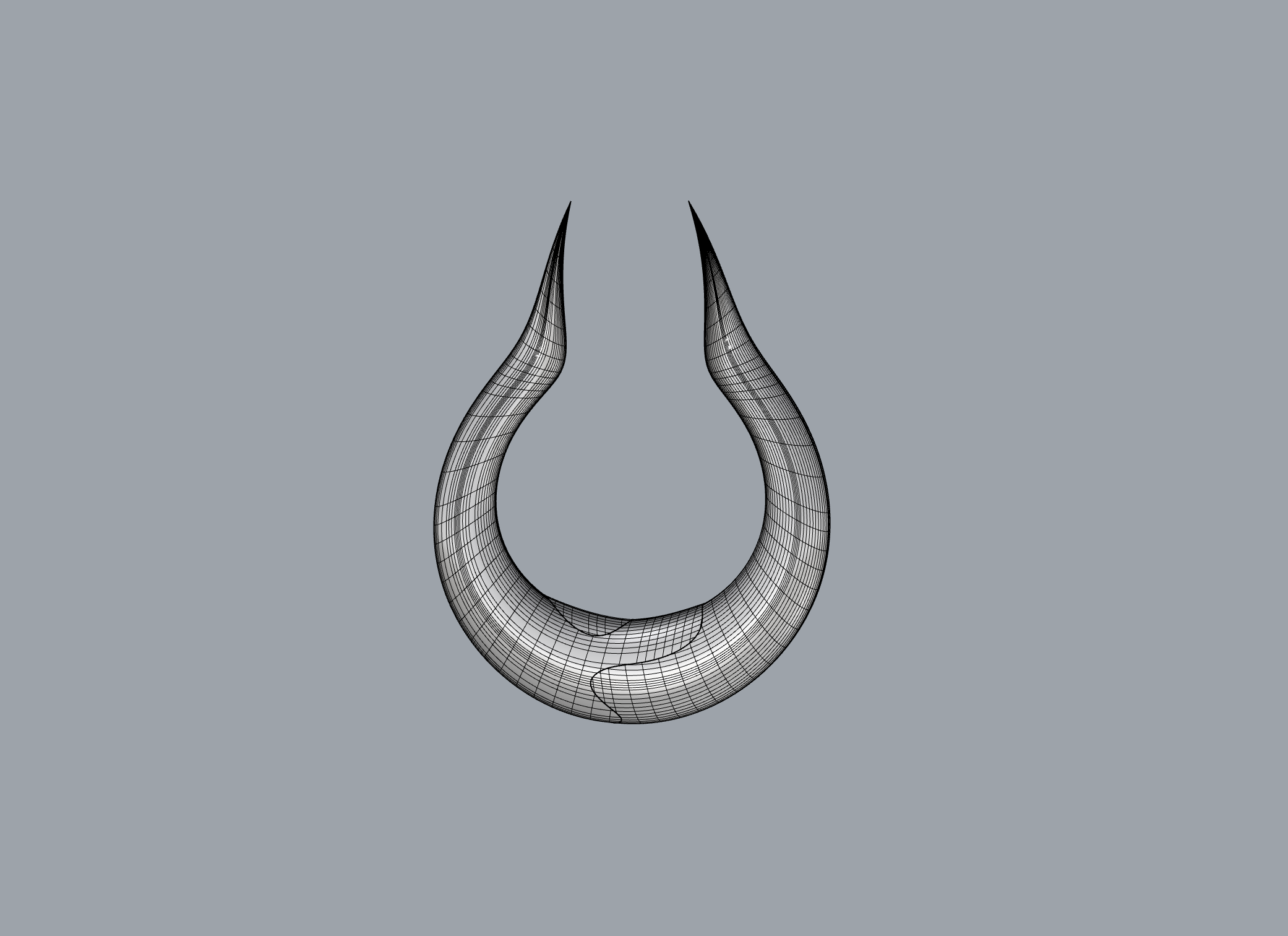 Horn Ring Rhino Raw