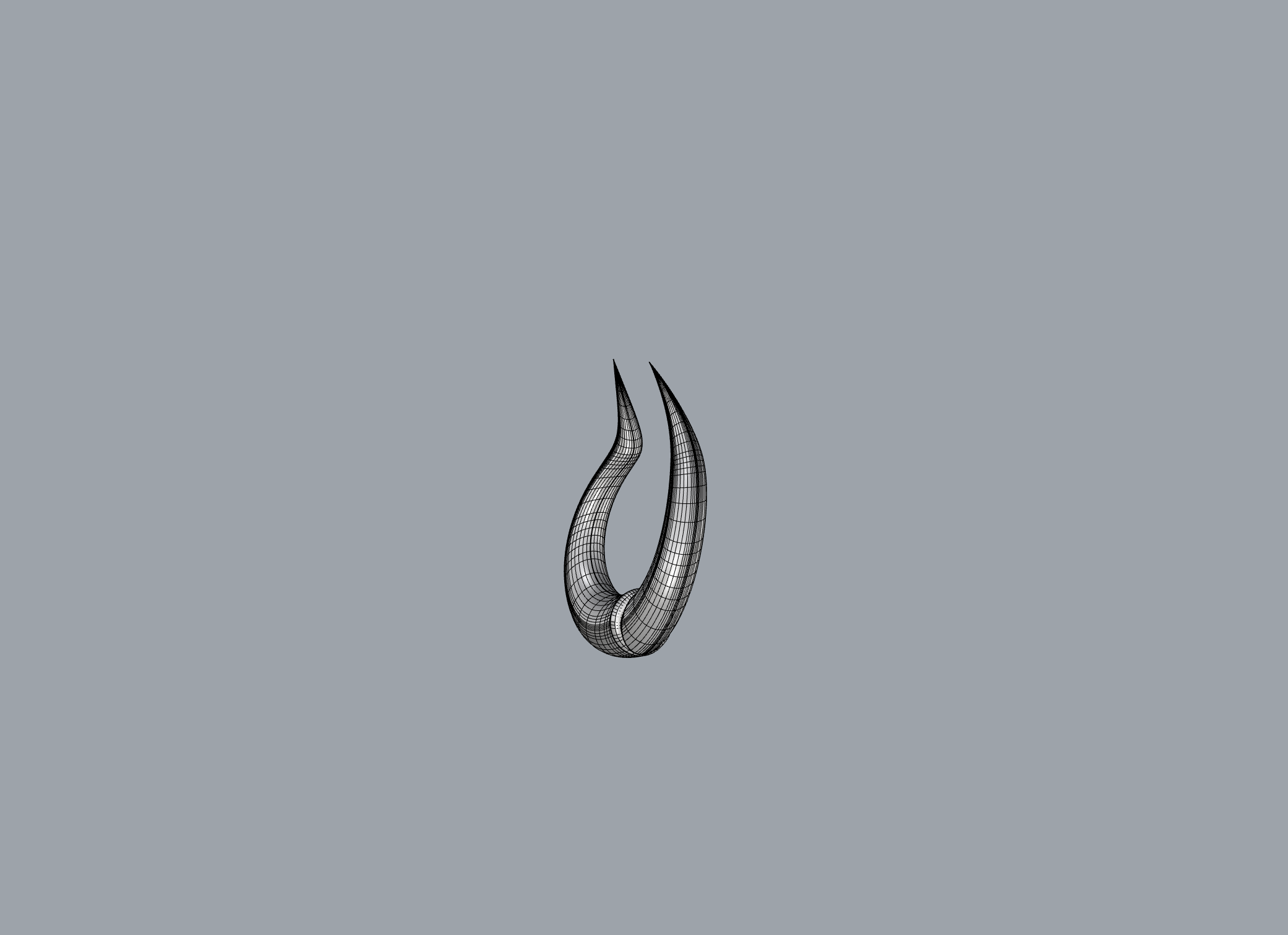 Insertion Horn Ring Raw