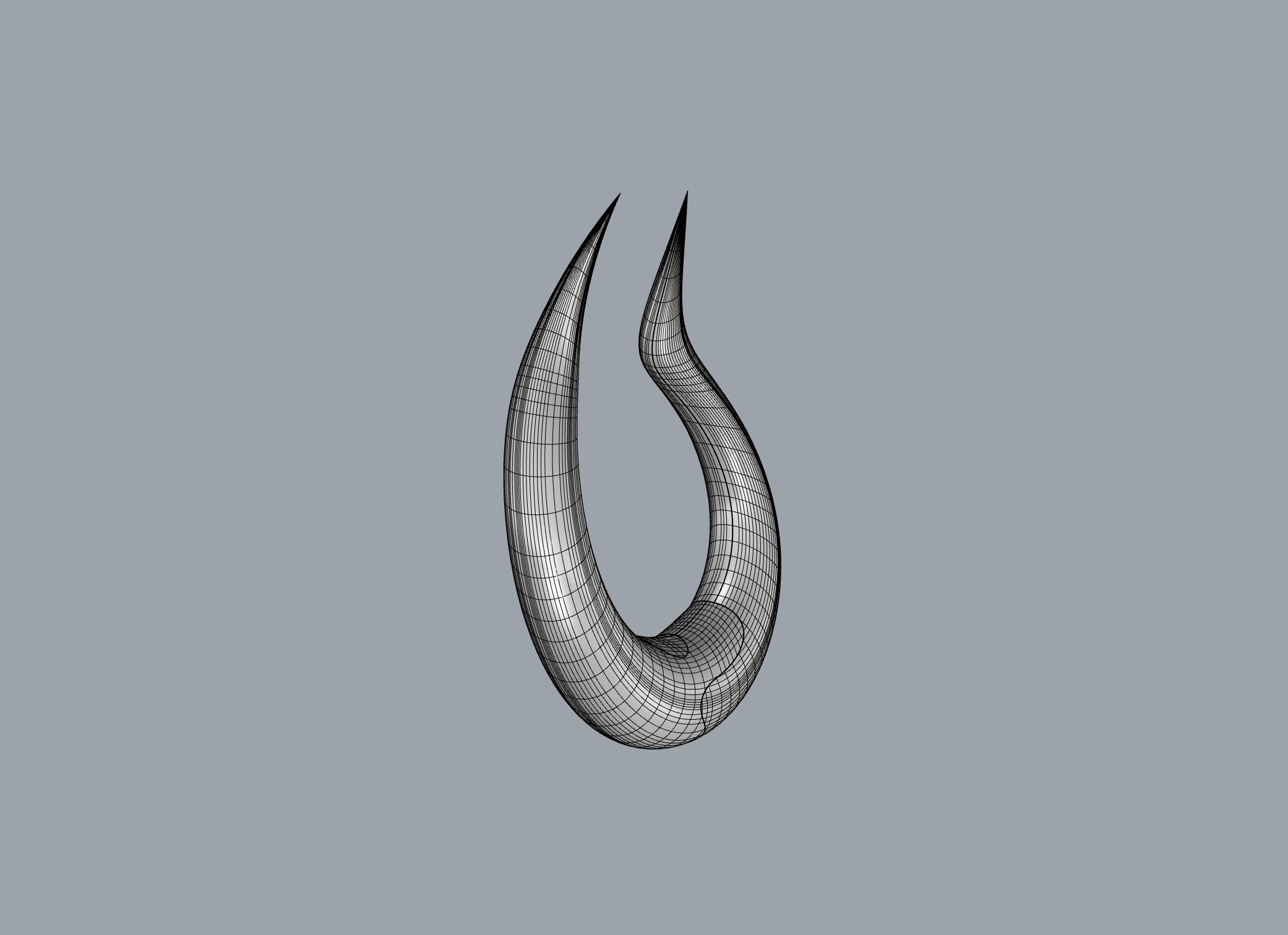 Horn Ring Rhino Raw