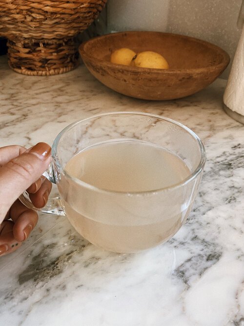 HONEY & GINGER LEMON WATER