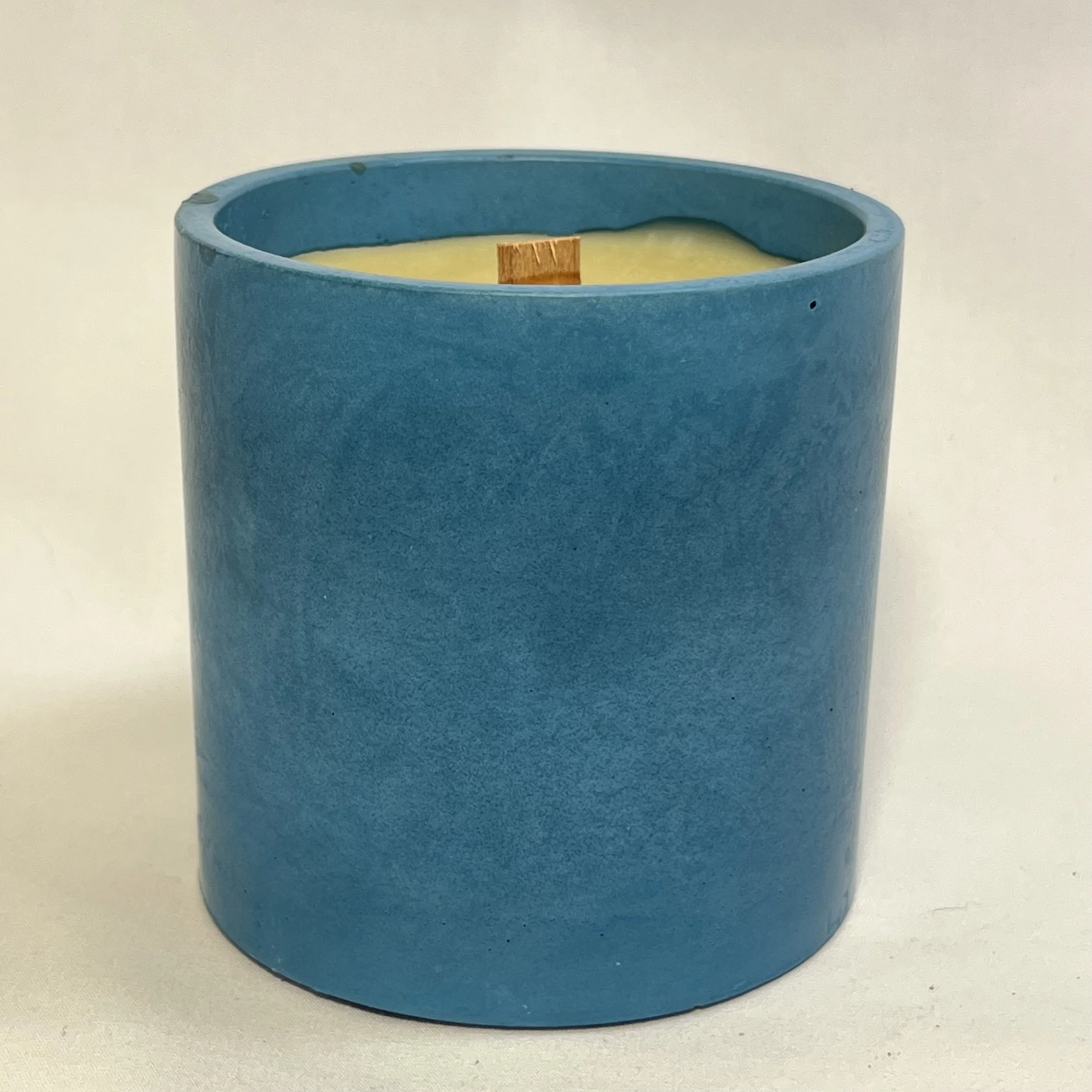 blue concrete small can beeswax candle with woodwick.jpg