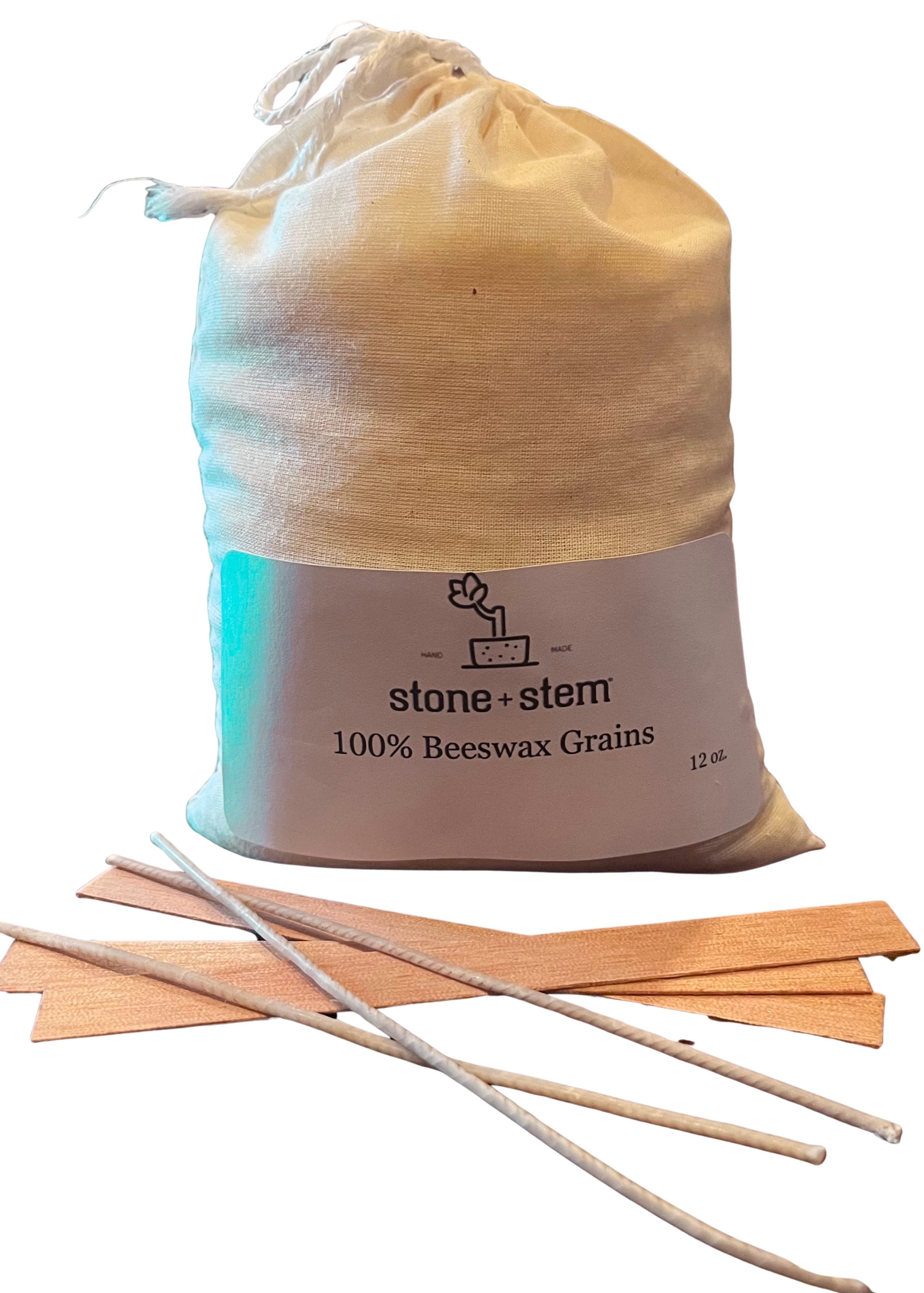 beeswax grain candle kit refill