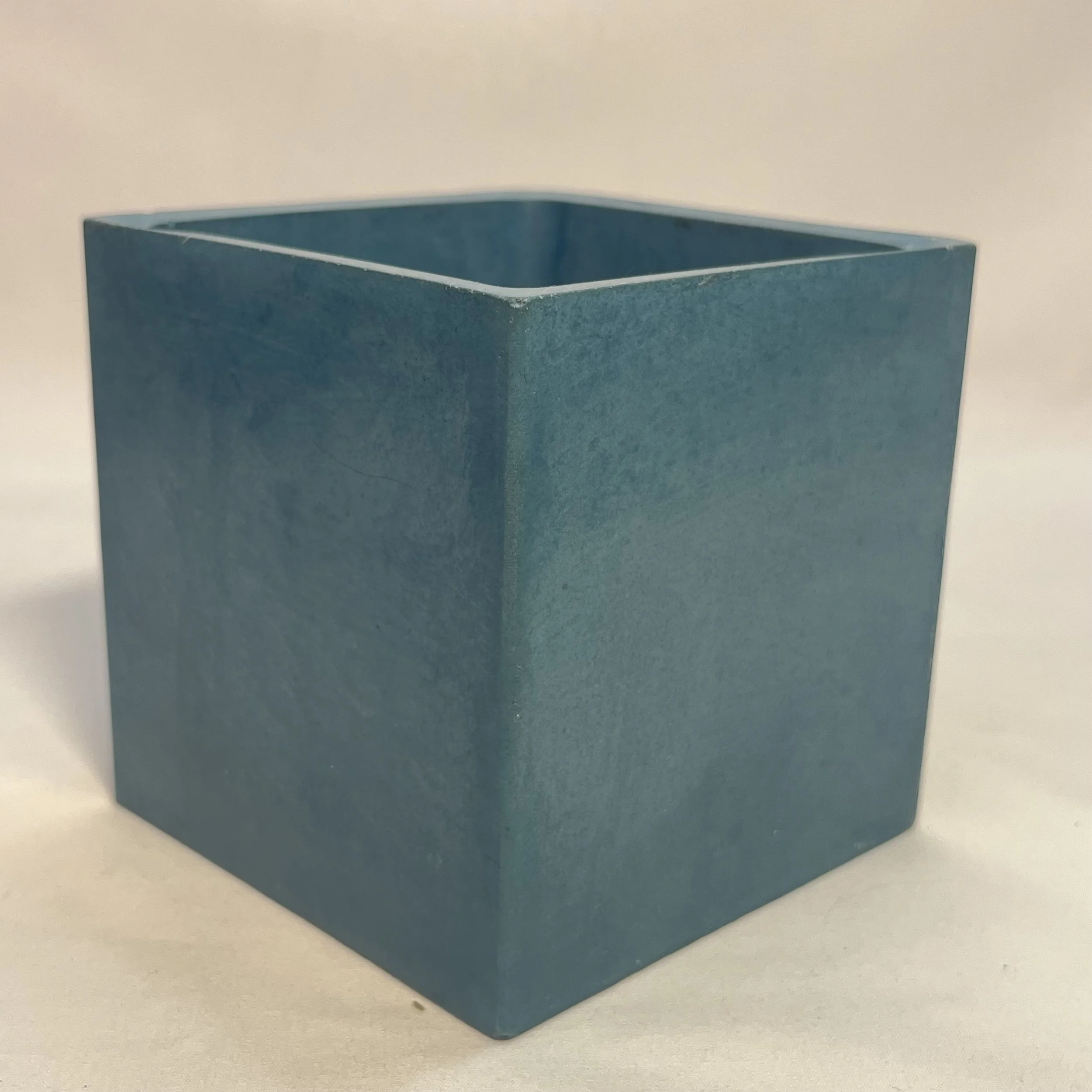 blue marble concrete planter