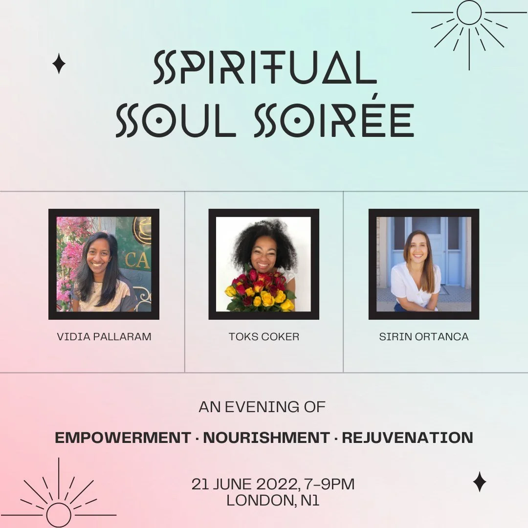 Join us for a SPIRITUAL SOUL SOIR&Eacute;E! ⁠
⁠
⁠
2-hour live event in London, N1. ⁠
⁠
⁠
- Socialise and meet other spiritual, like-minded people 🧲⁠
- Make new friends 👫👭👬⁠
- Celebrate yourself and find a renewed energy and zest for life 🙌⁠
- Ex