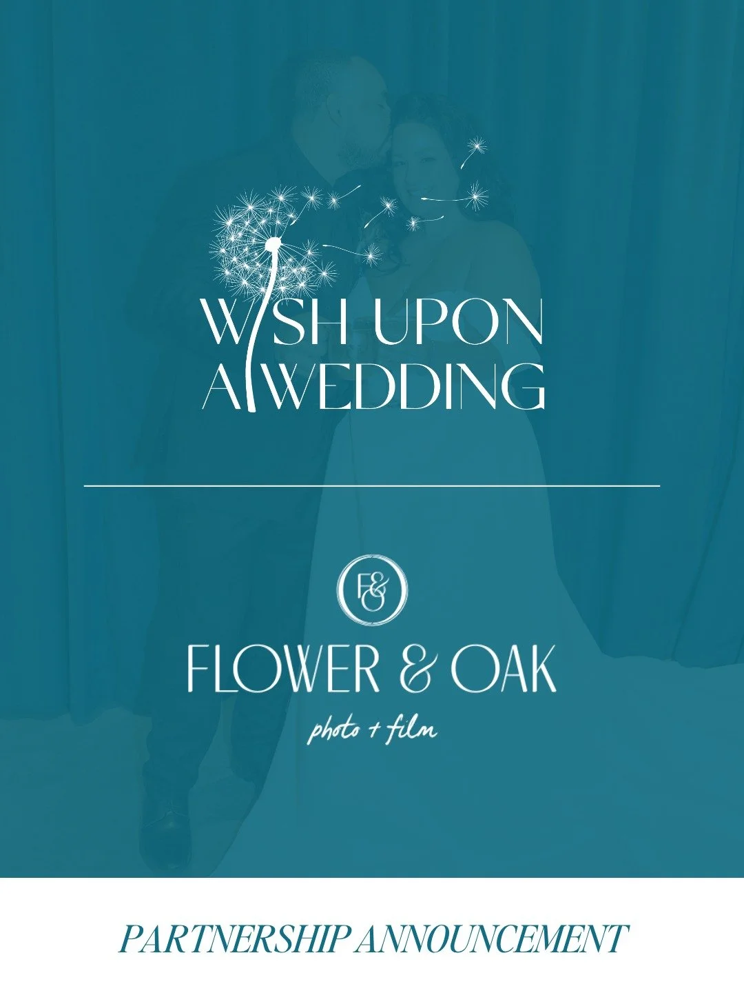 We&rsquo;re thrilled to announce our 2026 partnership with @flowerandoakfilms!

Through this meaningful collaboration, a portion of every wedding they book in 2026 will directly support Wish Upon a Wedding, helping fund weddings and vow renewals for 