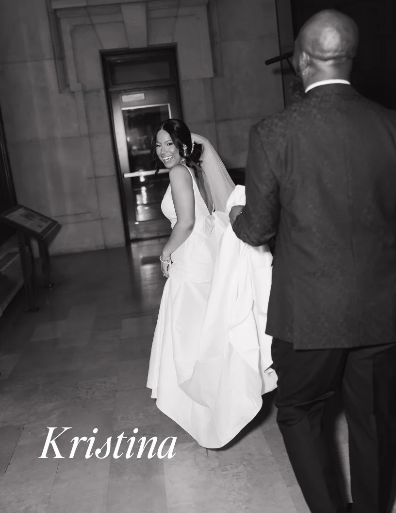It is with great sadness that our friend, Kristina, has passed away.

Earlier this year, we had the honor of granting Kristina and Antoine&rsquo;s beautiful vow renewal. It was a day filled with love, meaning, and joy. 

Kristina and Antoine&rsquo;s 