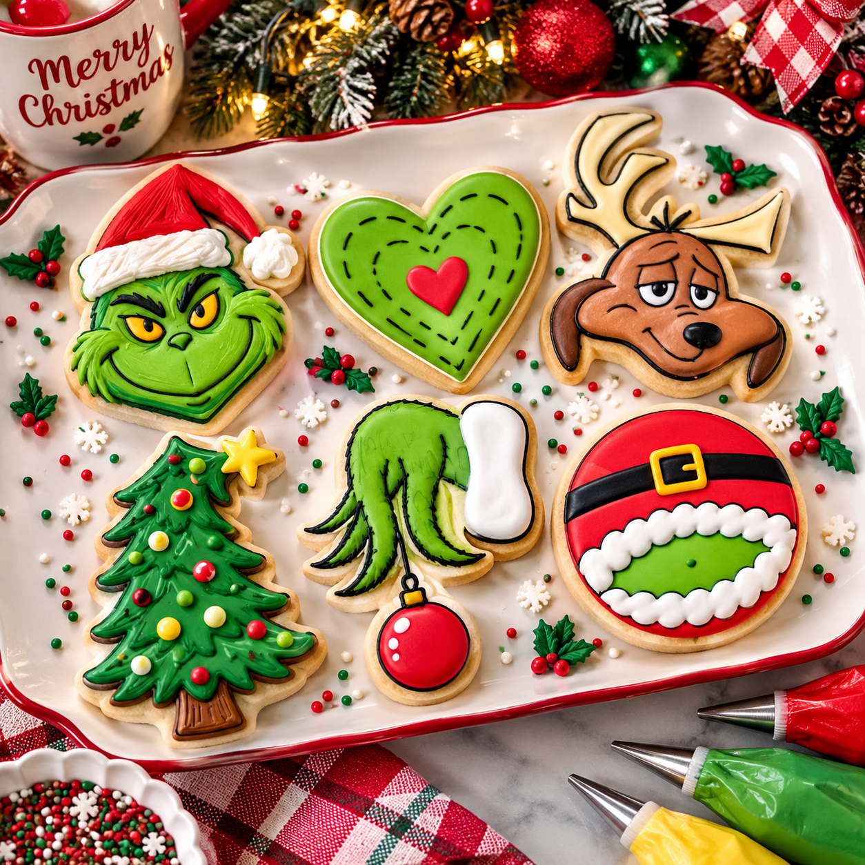 Grinchy Christmas Cookie Decorating Class