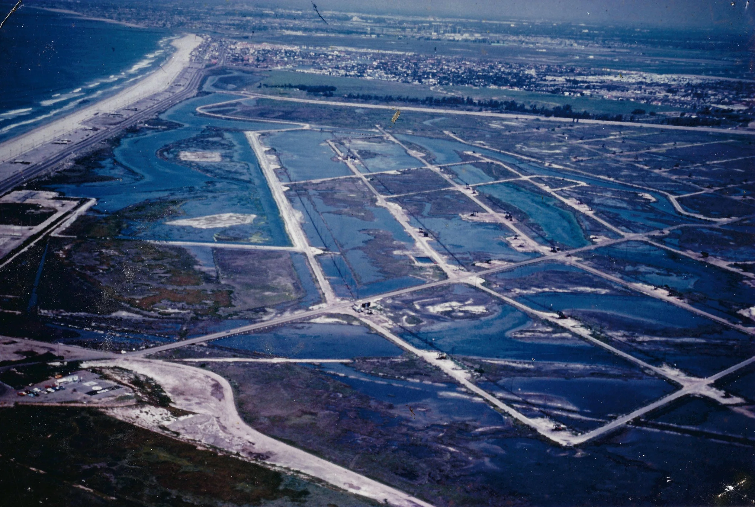 Wetlands during rainy winter in the 1990s