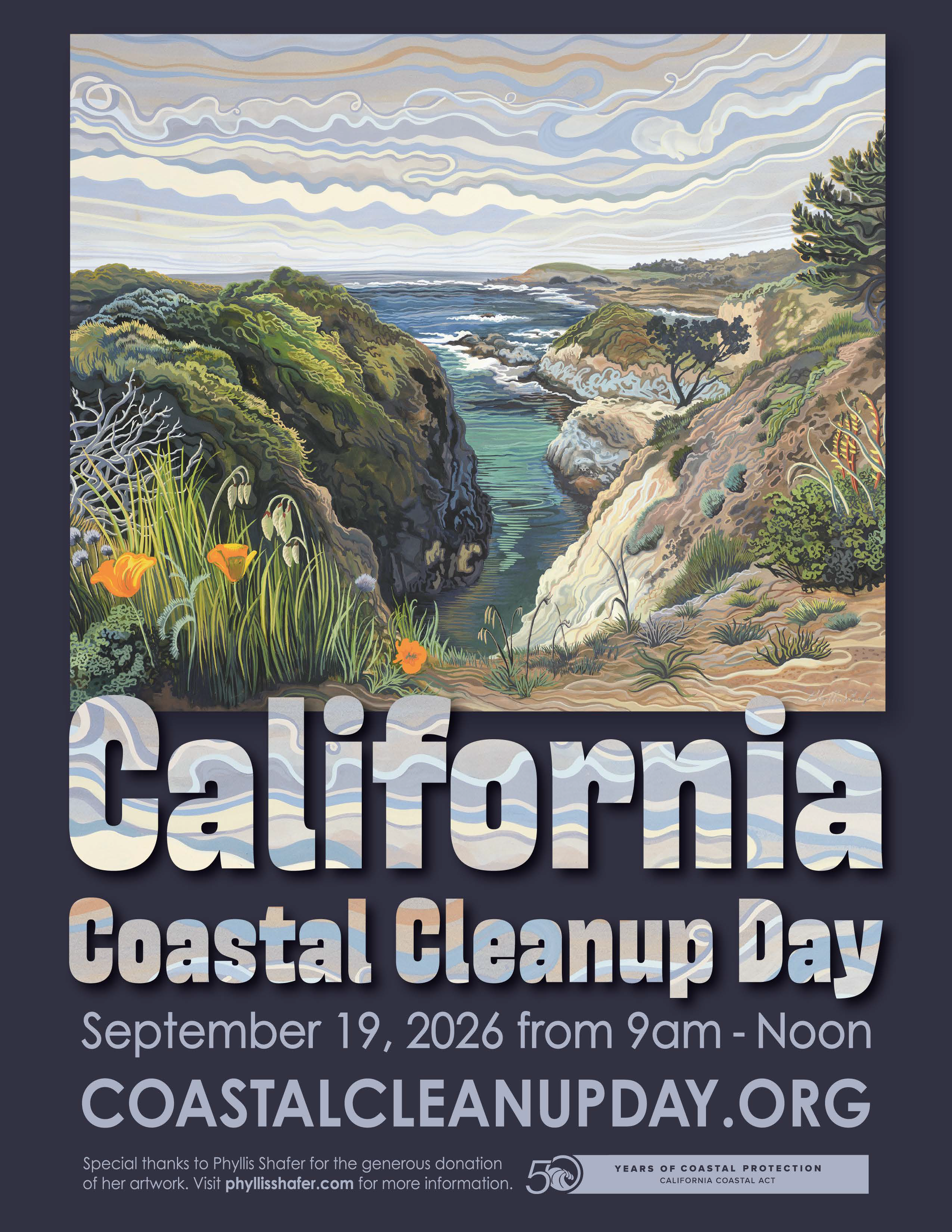 2026 Coastal Cleanup Day poster