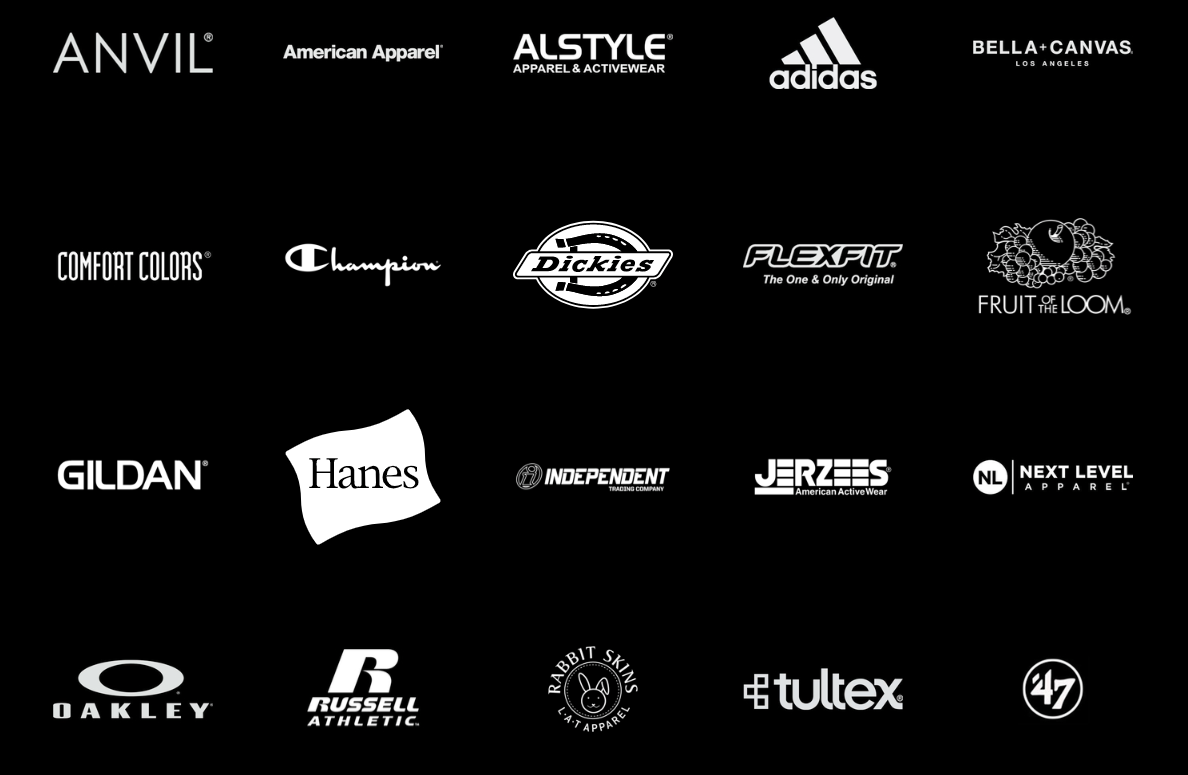 HANES BRAND Logo Black and White – Brands Logos